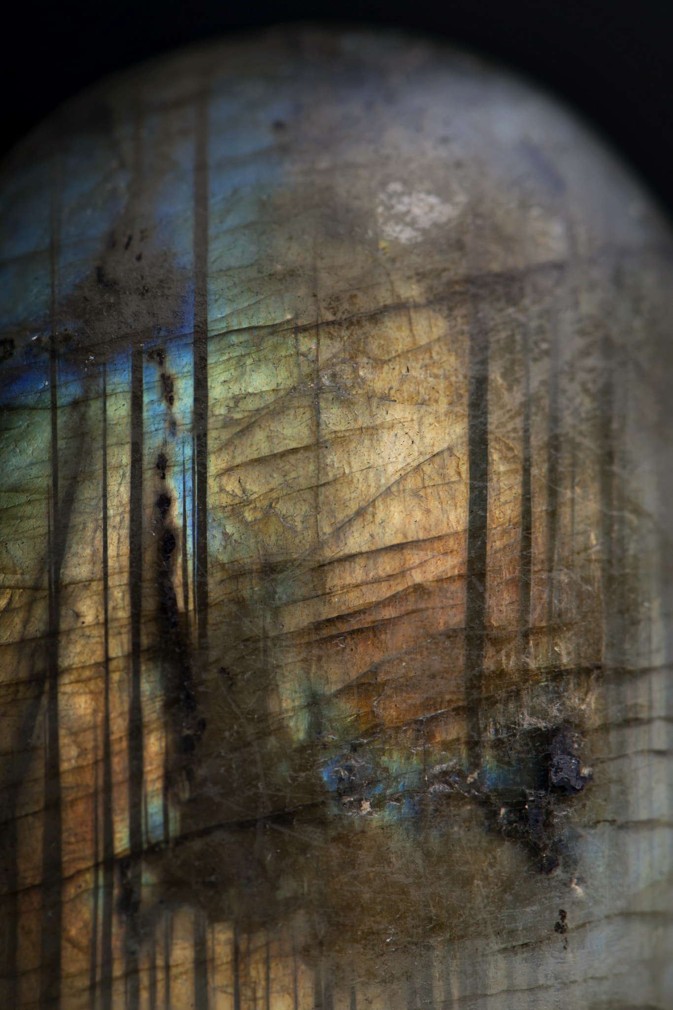 Nikon D3 sample photo. Labradorite photography