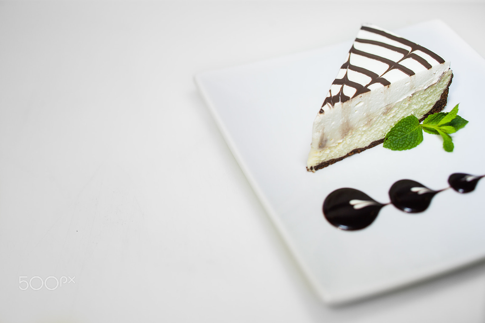 Canon EOS 5D Mark II sample photo. Cheese cake on the plate photography