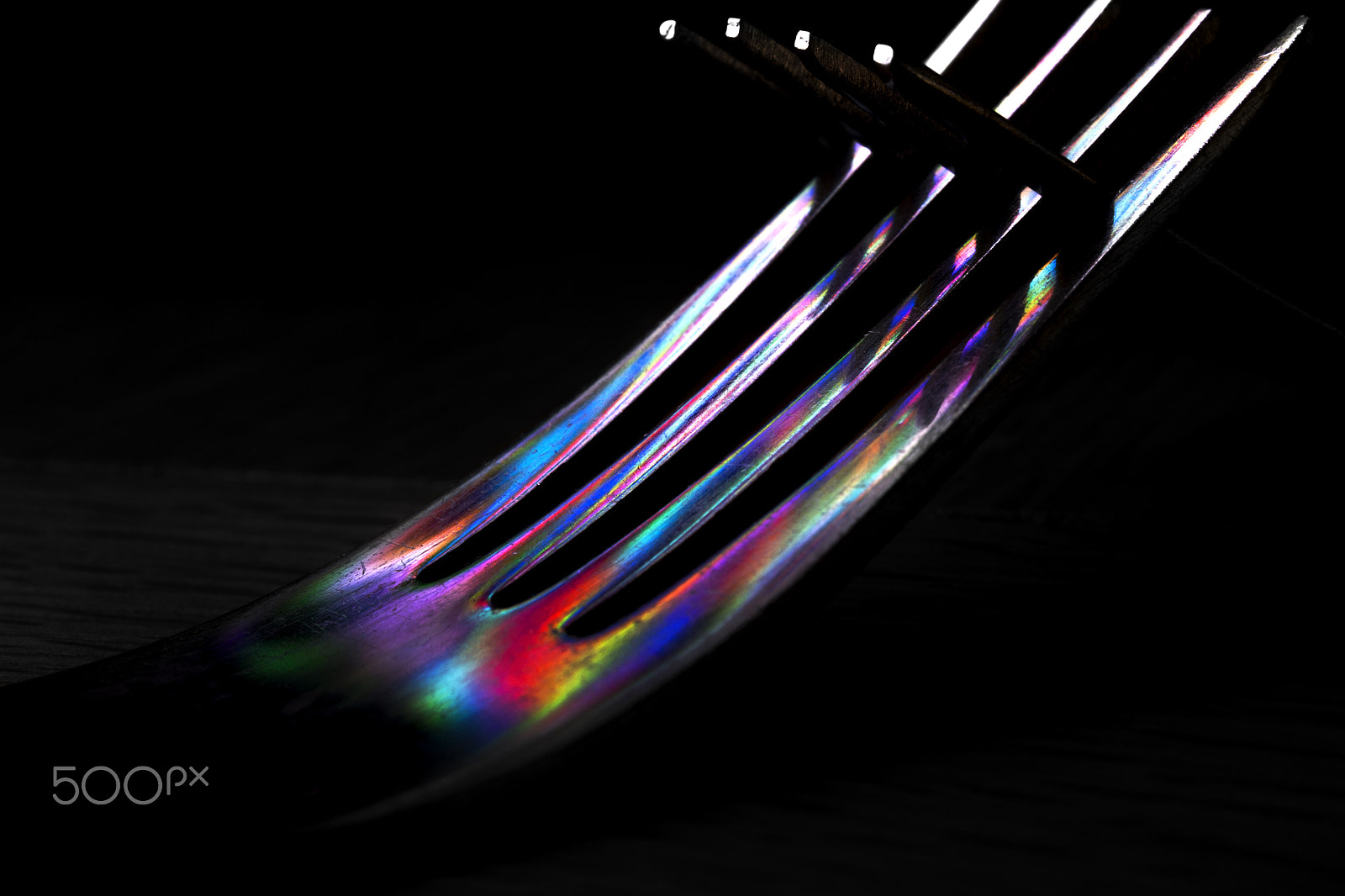 Nikon AF-S DX Micro Nikkor 40mm F2.8 sample photo. Abstract fork photography