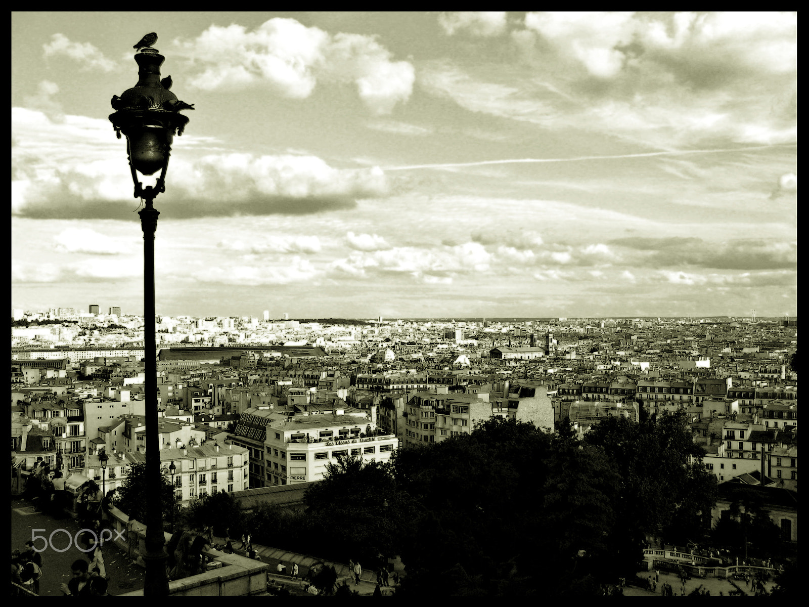 Canon POWERSHOT A95 sample photo. Roofs of paris photography