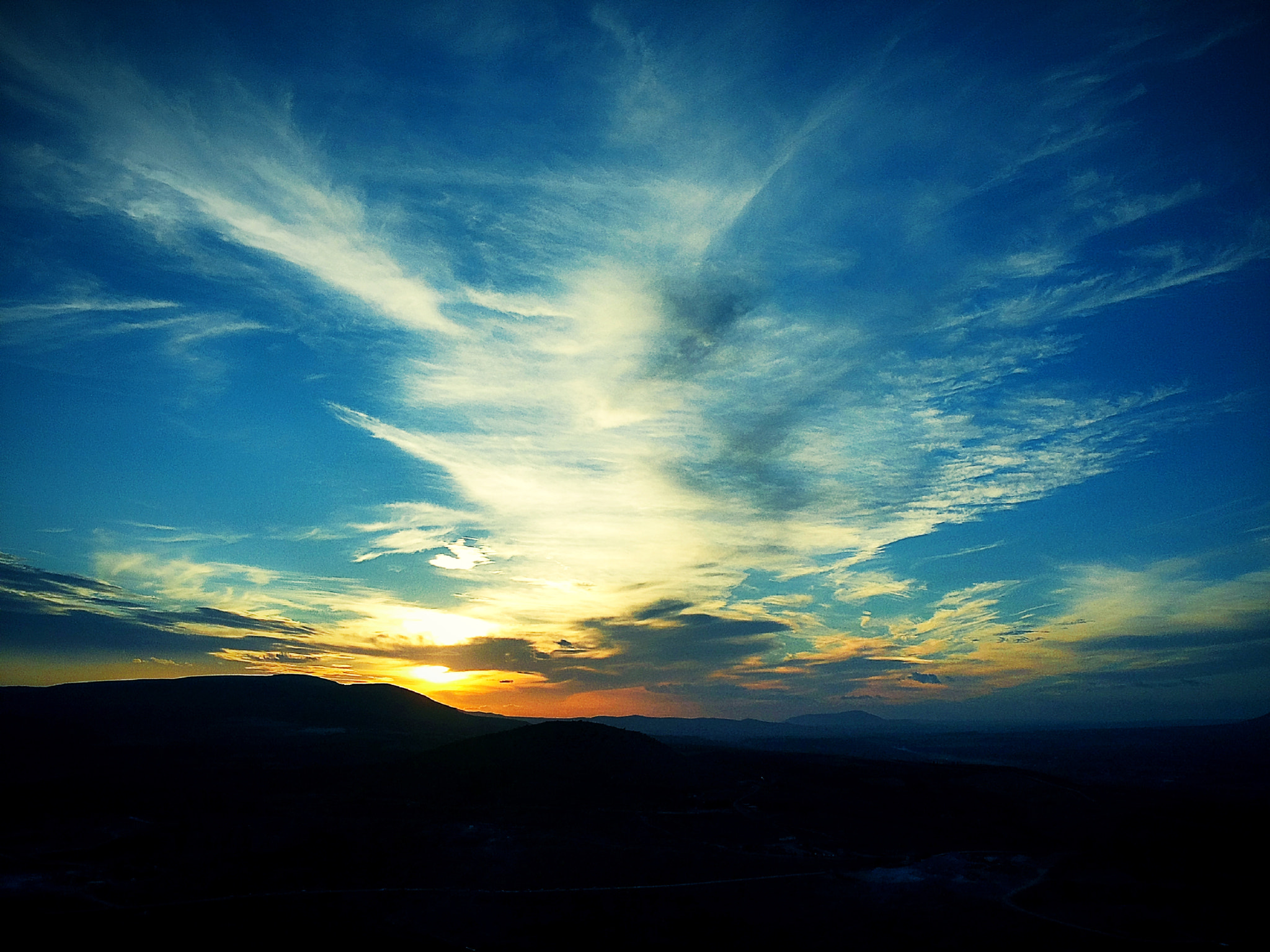 Samsung Galaxy S2 Plus sample photo. Sunset moment  photography