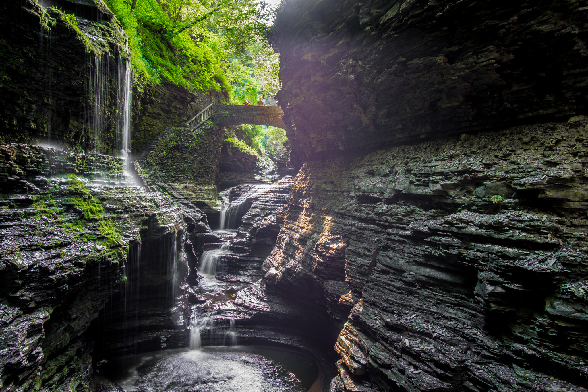 Nikon D610 + Sigma 17-35mm F2.8-4 EX DG  Aspherical HSM sample photo. Watkins glen park photography