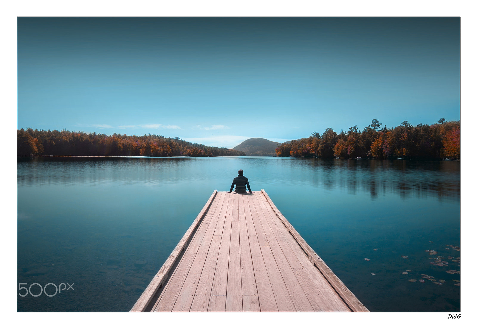 Canon EOS-1D Mark IV sample photo. Calme bleu photography