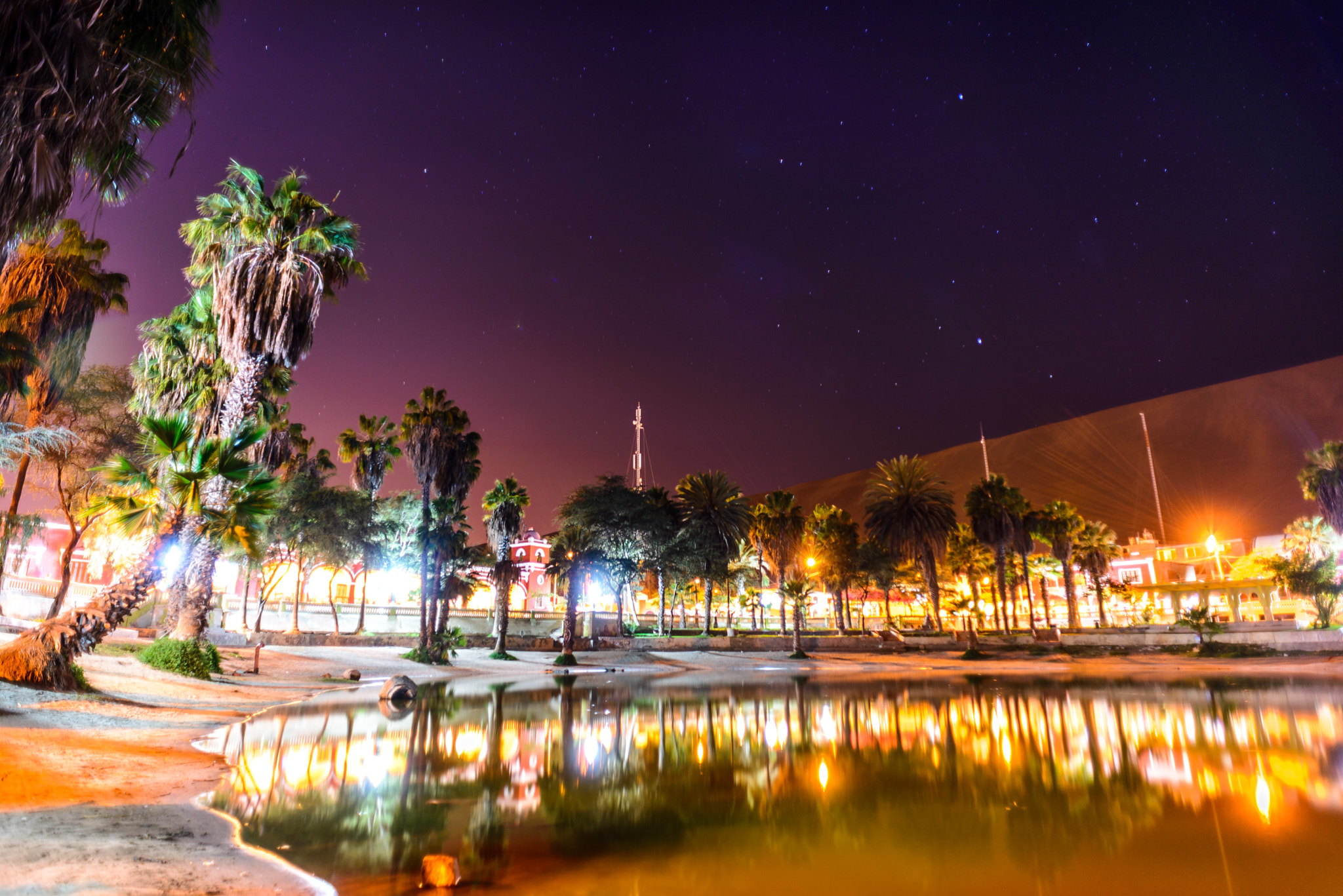 Nikon D610 + Nikon AF Nikkor 20mm F2.8D sample photo. Huacachina oasis photography