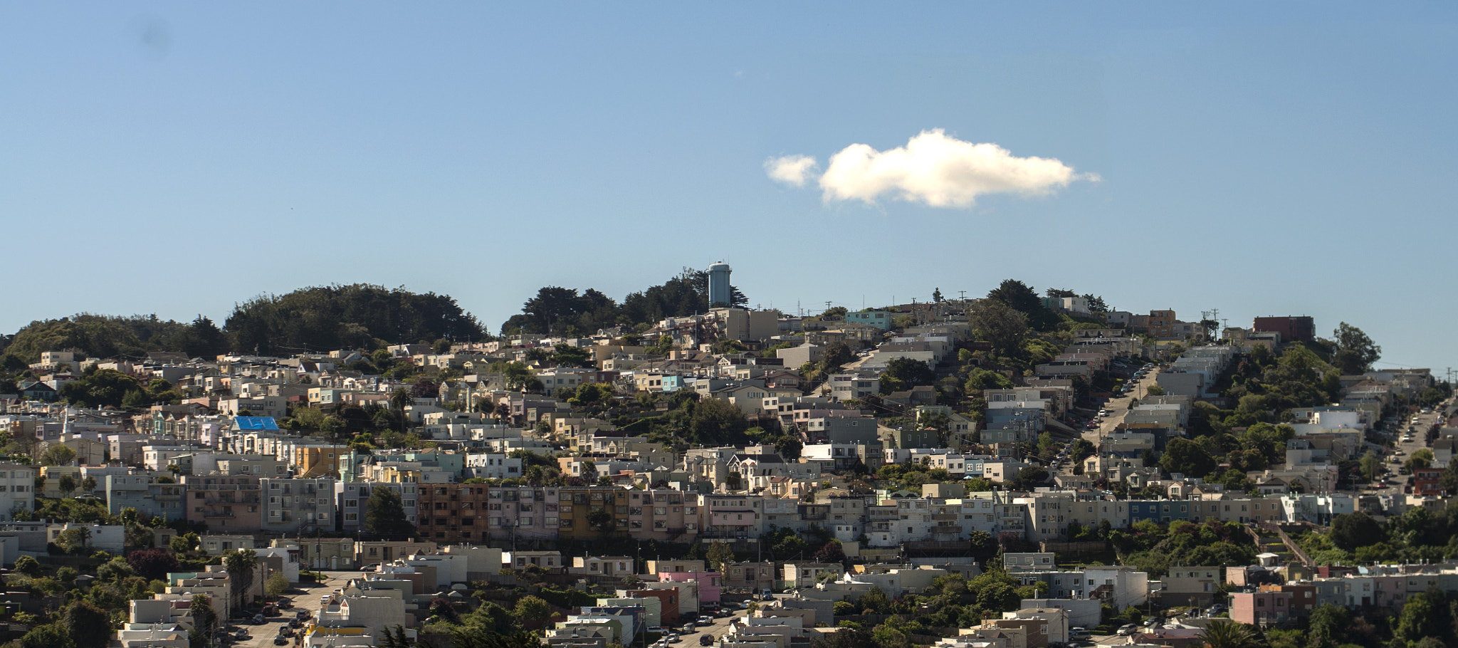 Nikon D5000 sample photo. Hills of san francisco photography