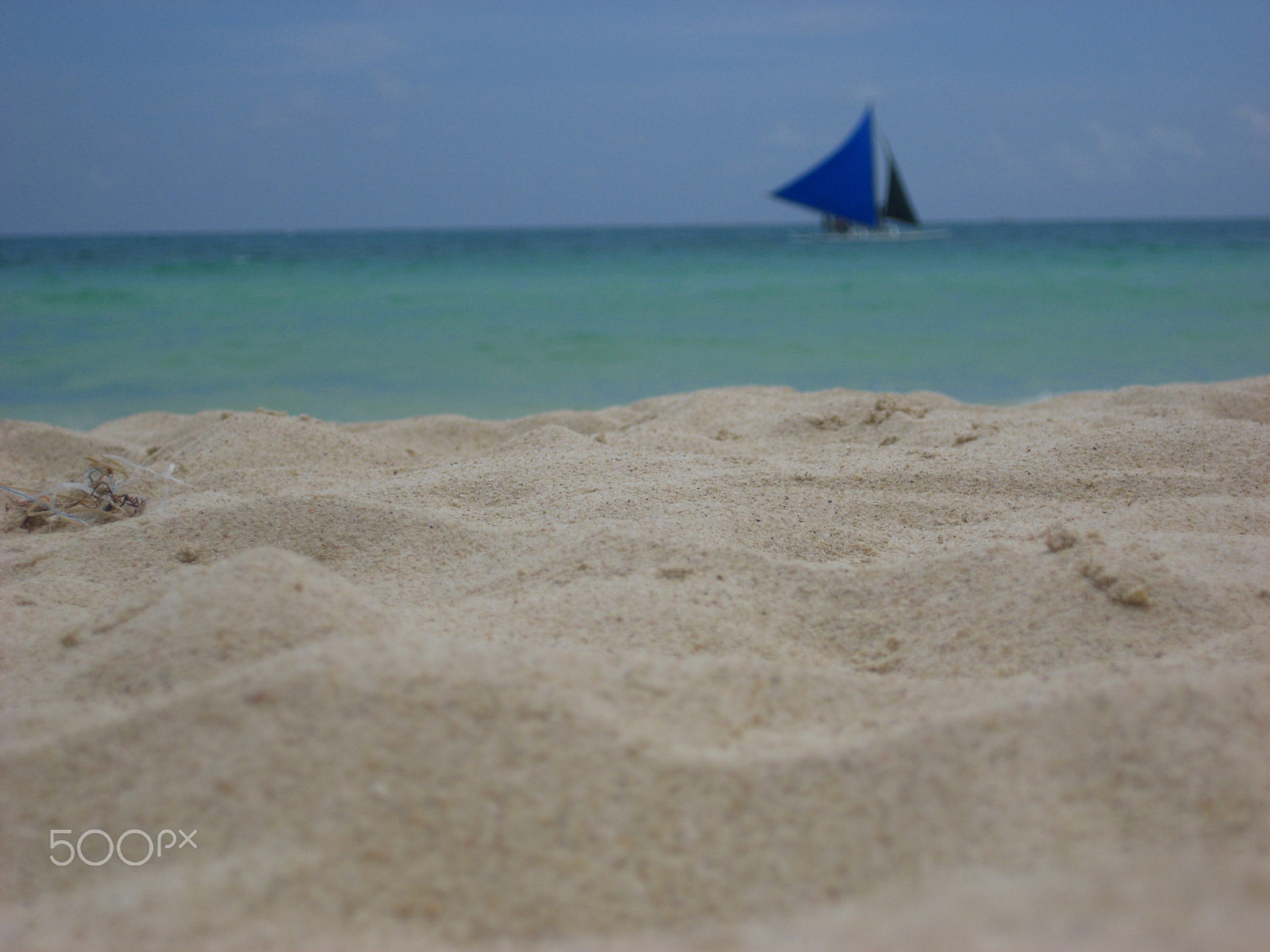 Canon POWERSHOT SD630 sample photo. The sand and the sea photography