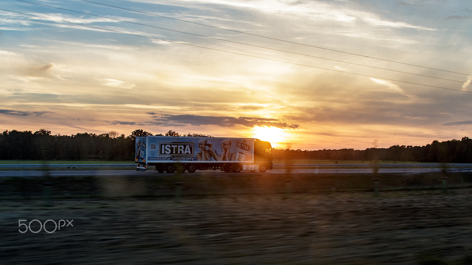 Canon EOS 70D + Sigma 30mm f/1.4 DC HSM sample photo. Istra truck in the sunset photography
