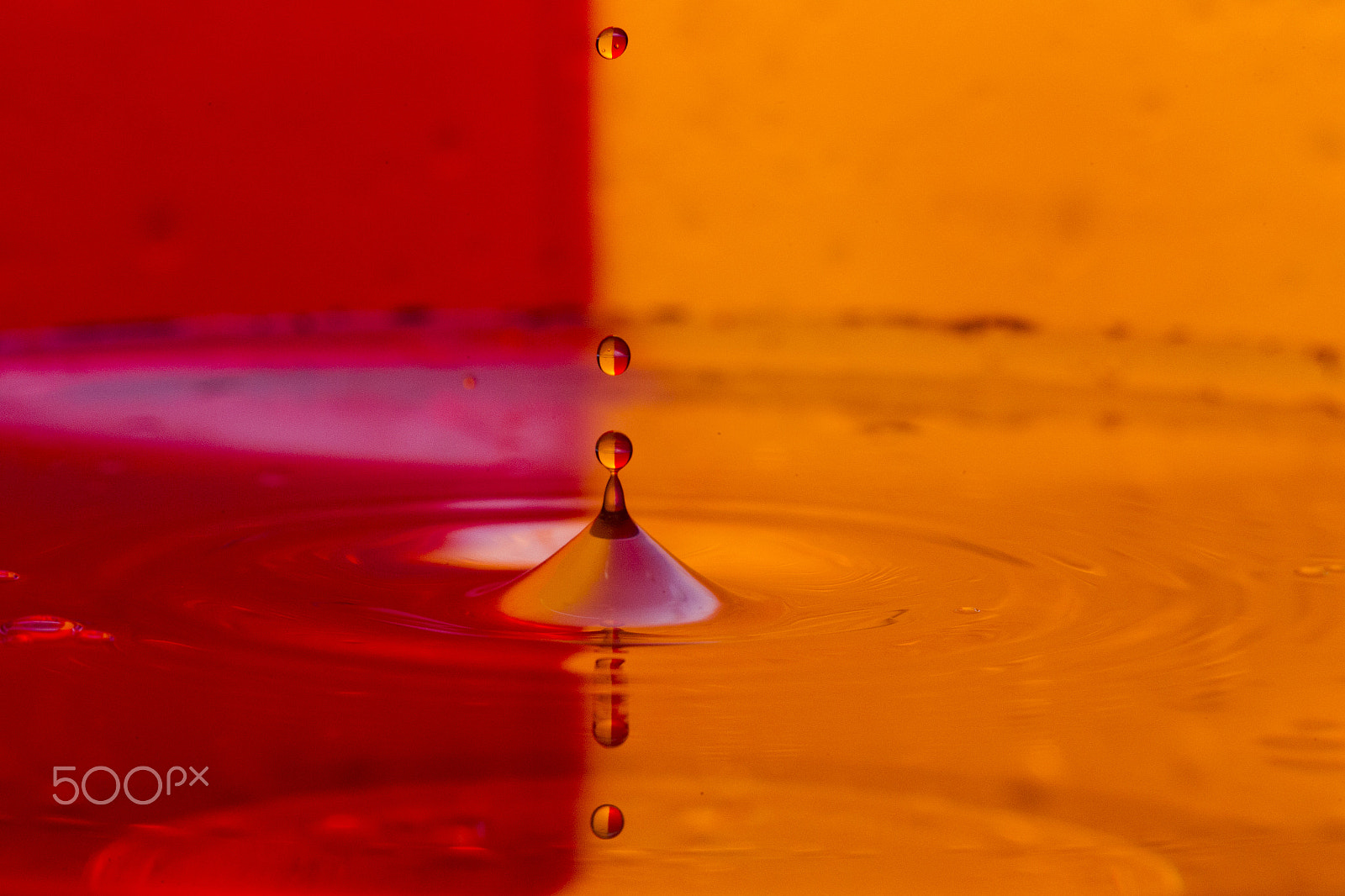 Canon EOS-1D Mark IV sample photo. Drops, sprays, splashes of water on a colorful background photography