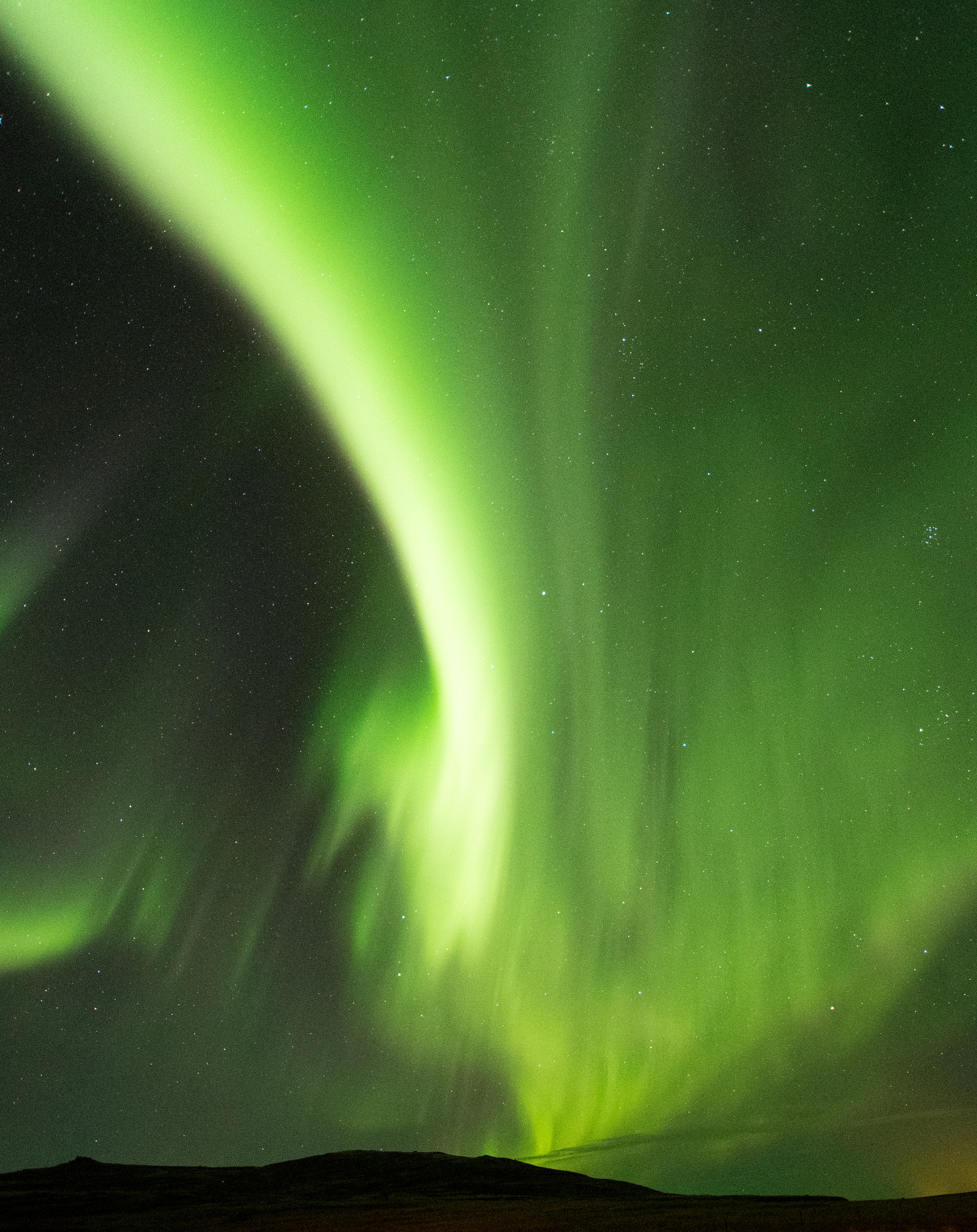 Nikon D500 sample photo. Northern lights iceland photography