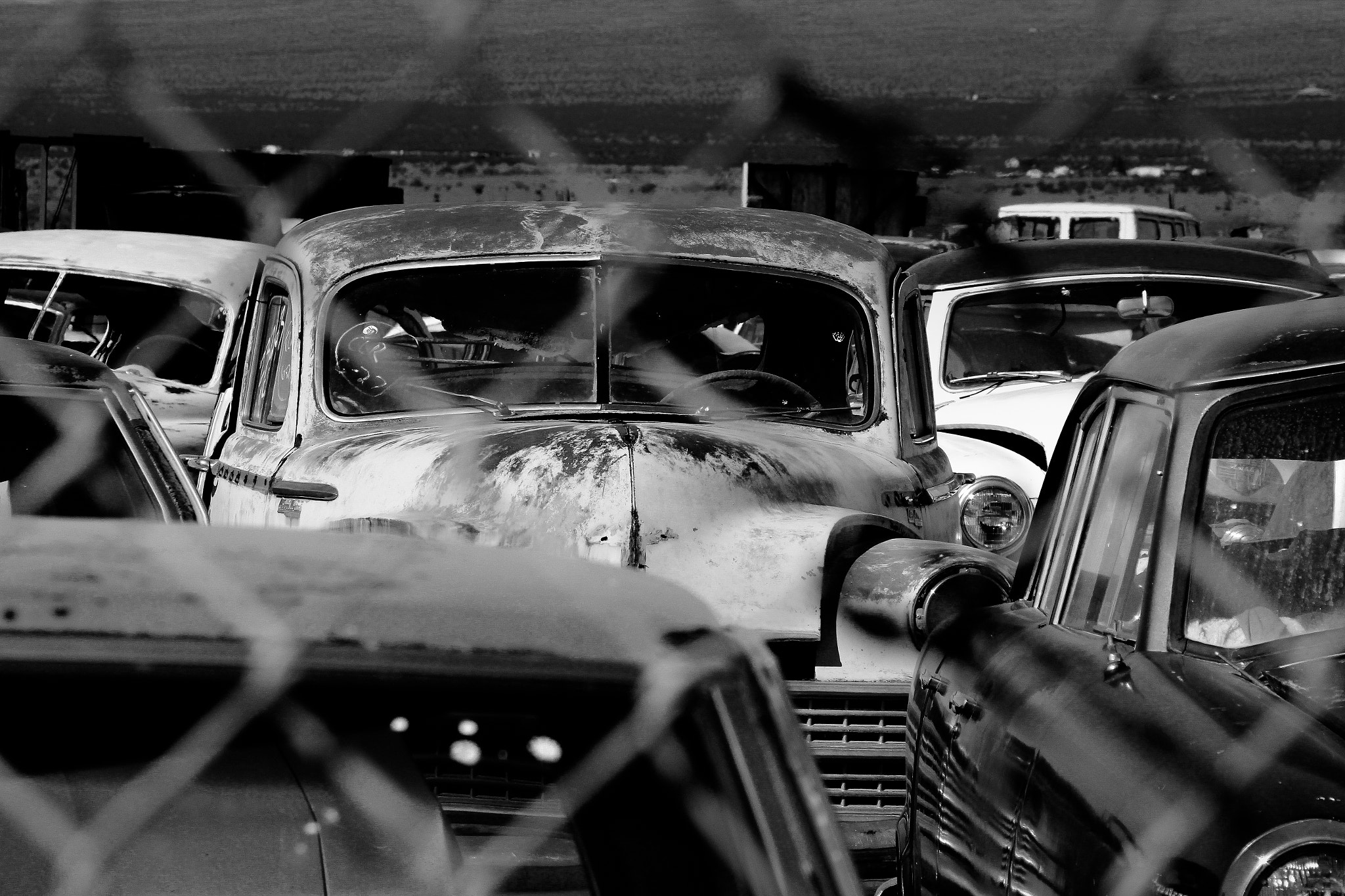 Canon EF 28-135mm F3.5-5.6 IS USM sample photo. Auto wreck photography