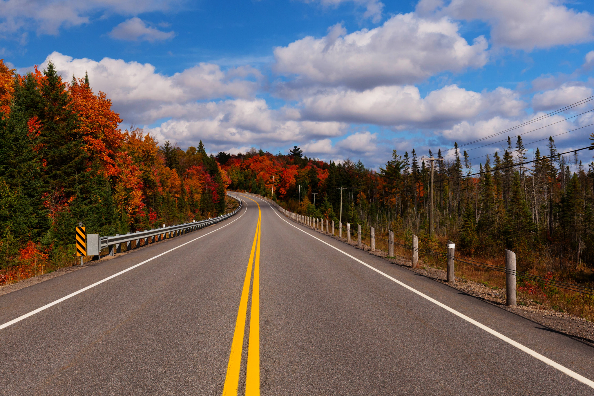Canon EF 16-35mm F4L IS USM sample photo. Down the road photography