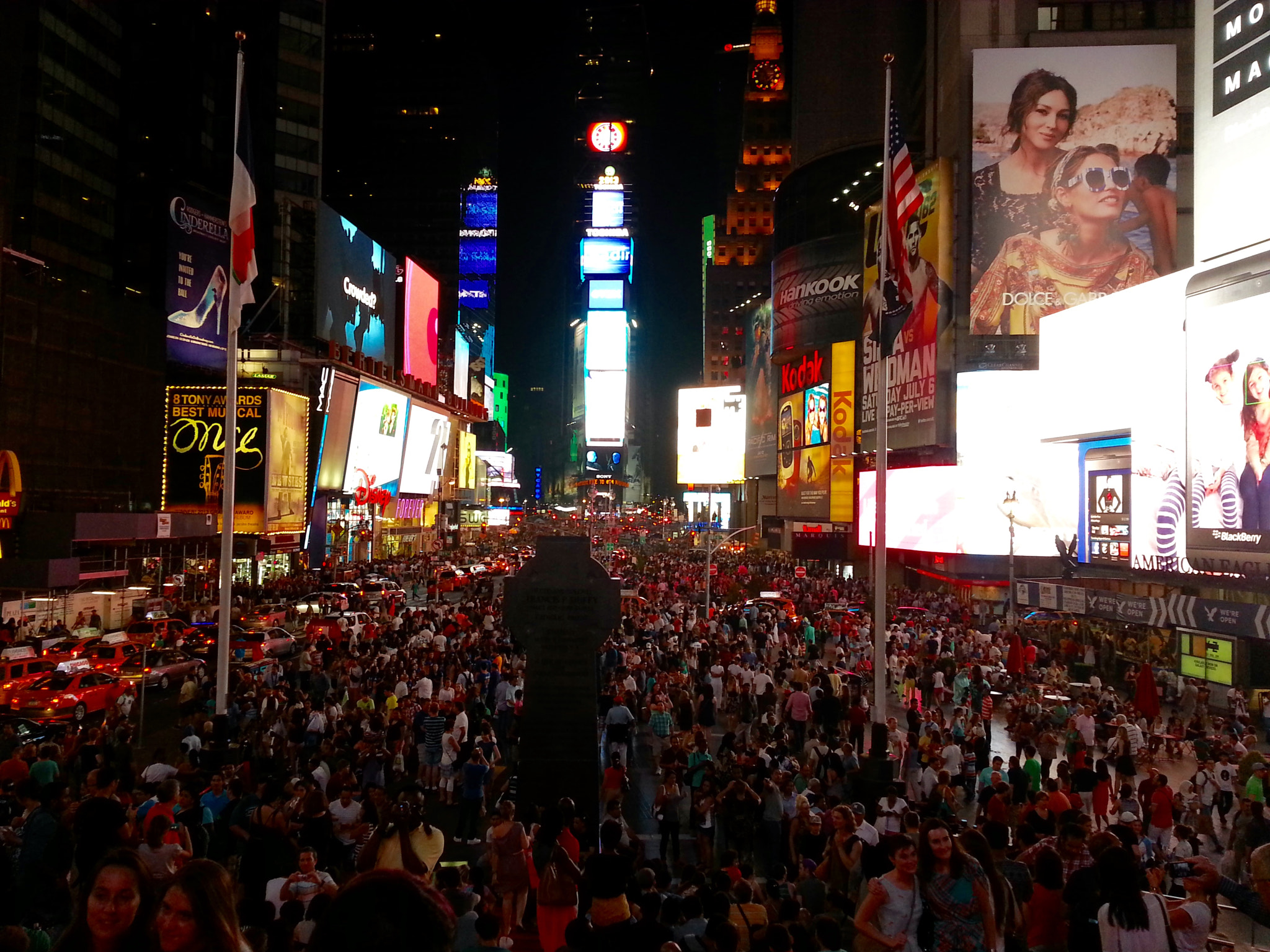 Samsung SGH-I317 sample photo. Time's square, nyc photography