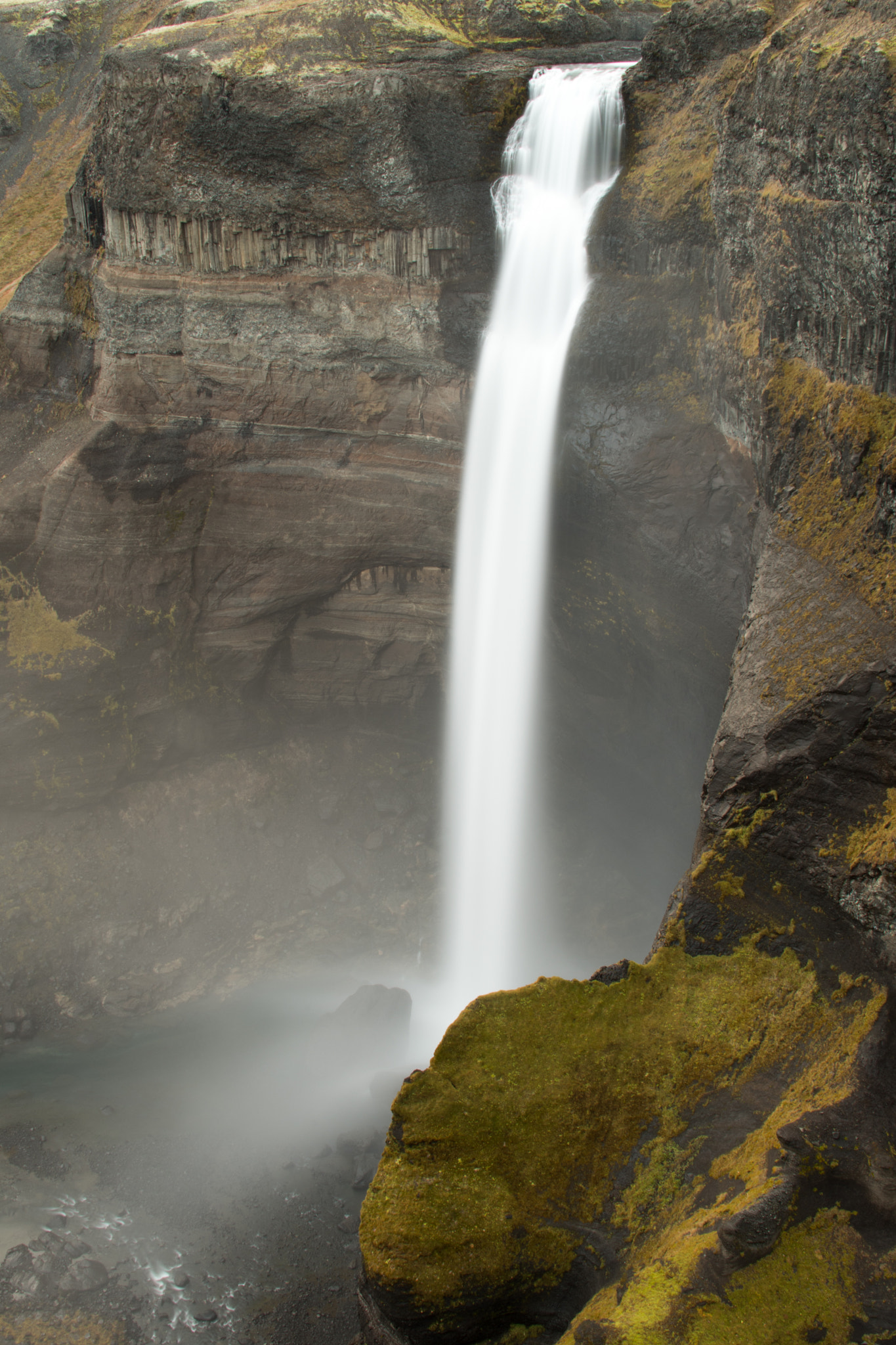 Nikon D500 sample photo. Haifoss falls photography