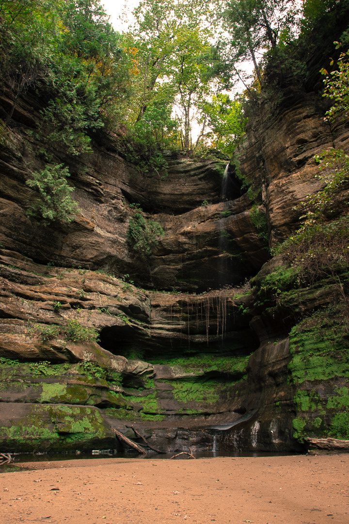 Sigma 18-250mm F3.5-6.3 DC OS HSM sample photo. Wildcat canyon at starved rock state park photography