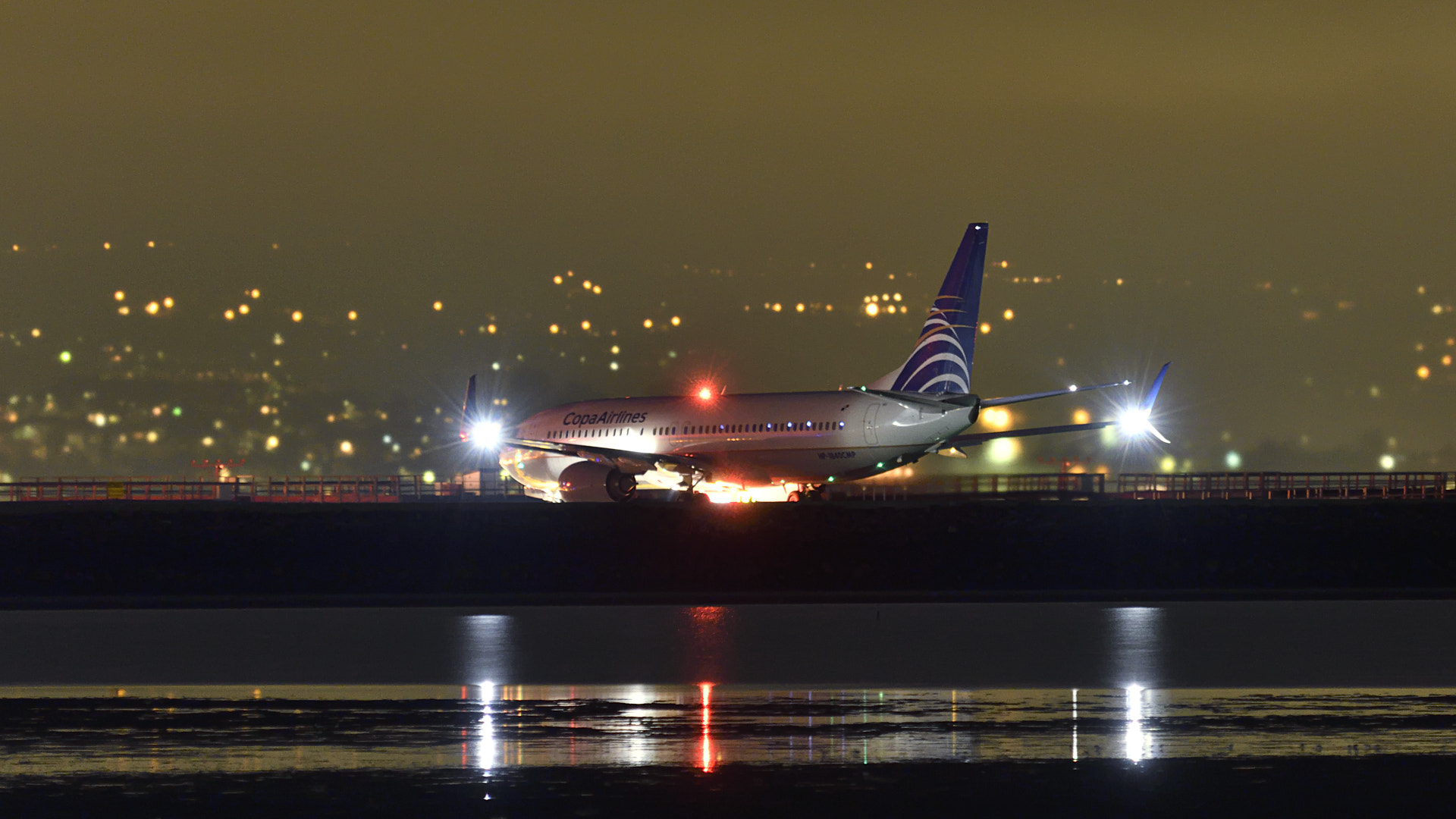 Sigma 150-500mm F5-6.3 DG OS HSM sample photo. Copa airlines b737 photography