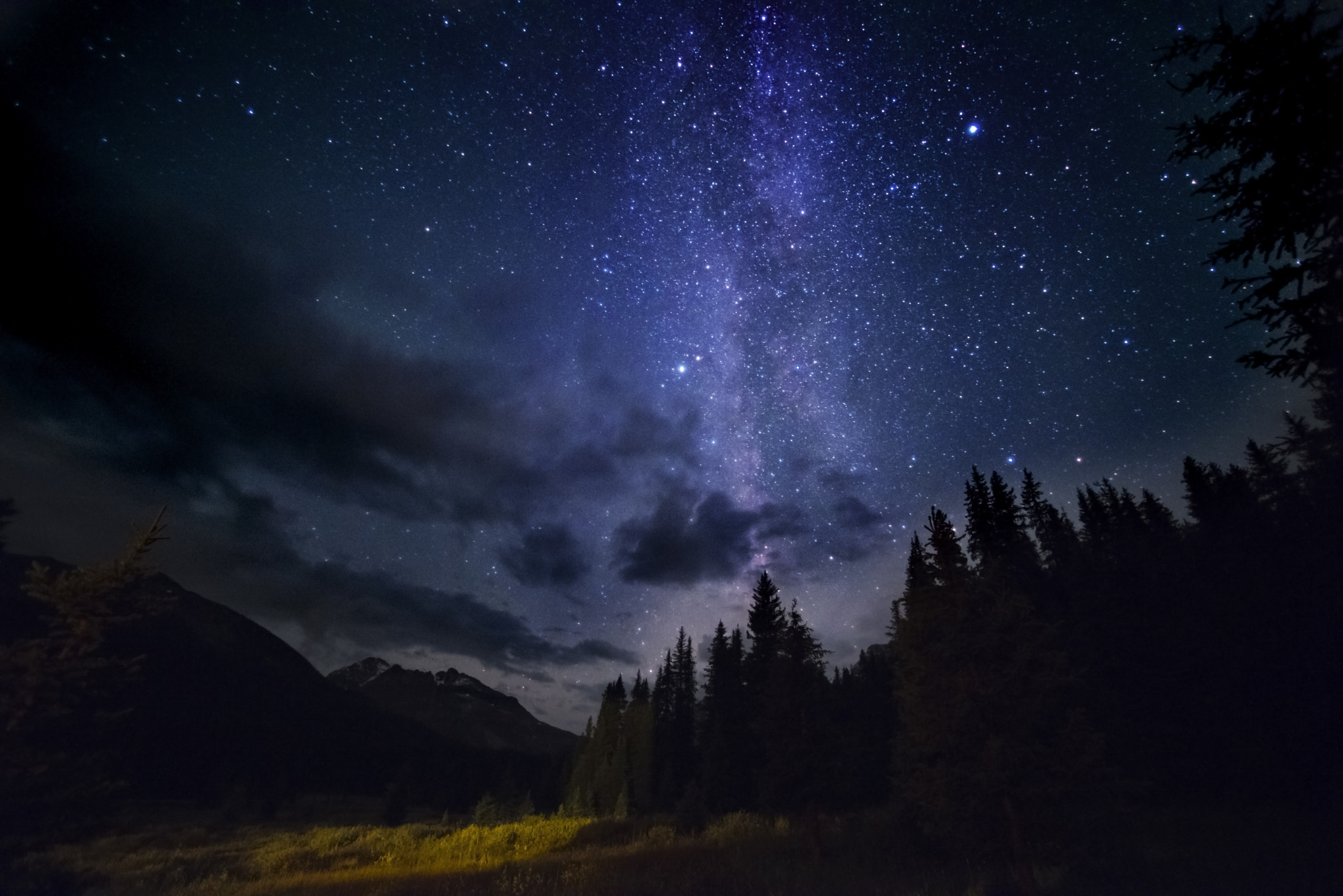 Nikon D810A + Nikon AF Nikkor 14mm F2.8D ED sample photo. Starry night photography