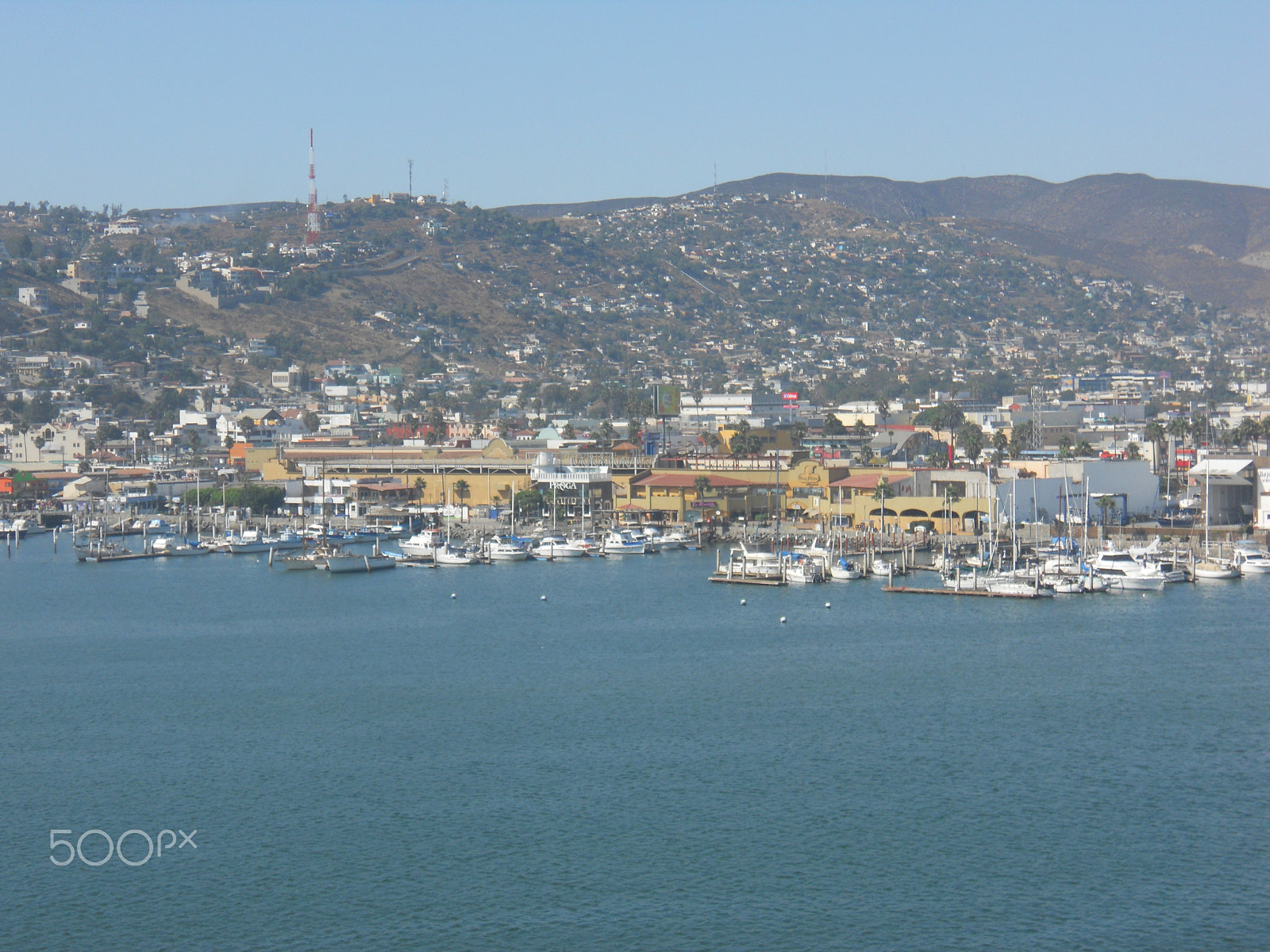 Nikon Coolpix S570 sample photo. View of ensenada mexico photography