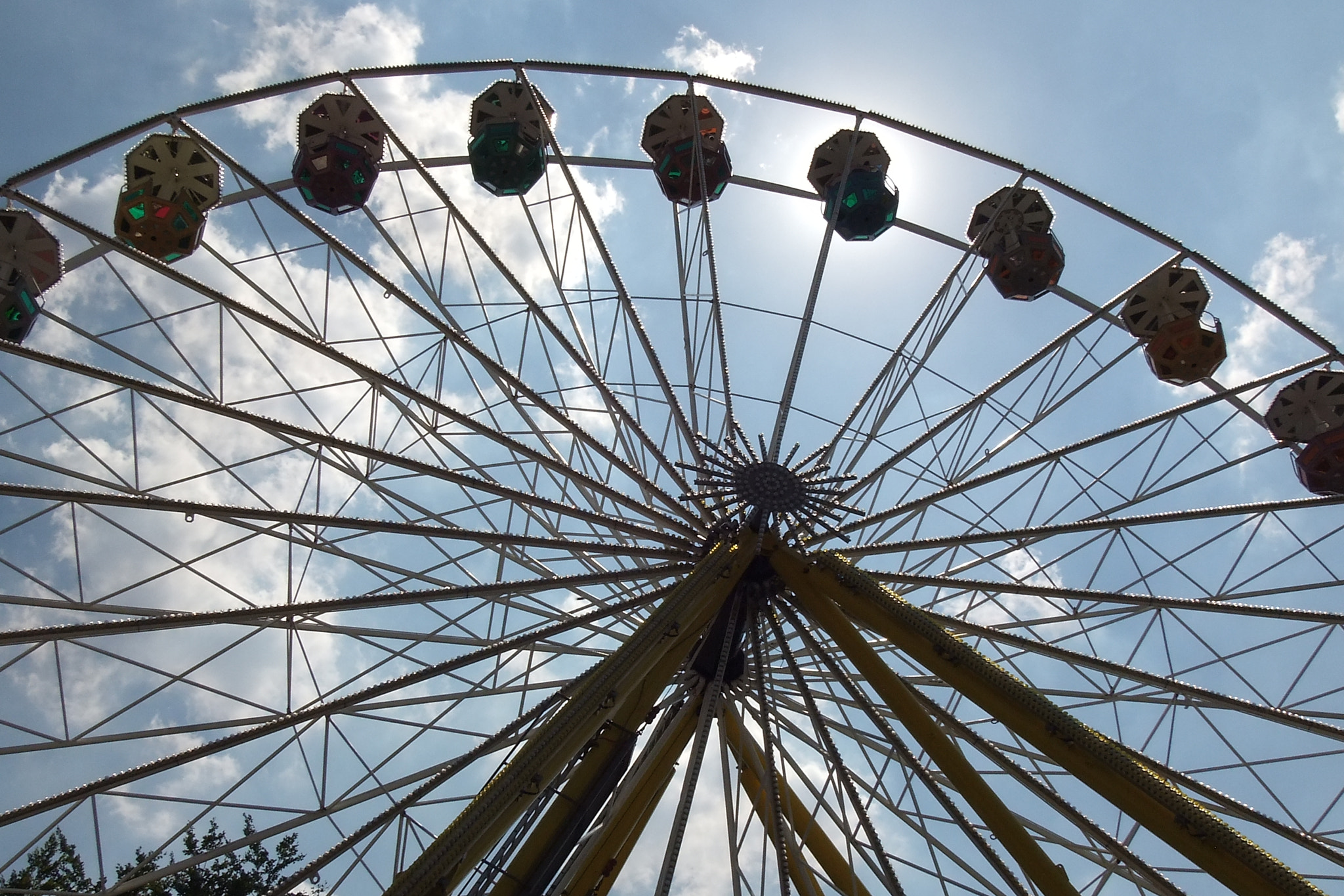 Fujifilm FinePix Real 3D W3 sample photo. Observation wheel dachau photography