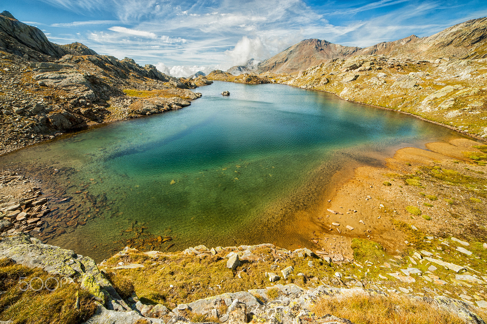 Samyang 14mm F2.8 ED AS IF UMC sample photo. The emerald lake (higher seroti's lake) photography