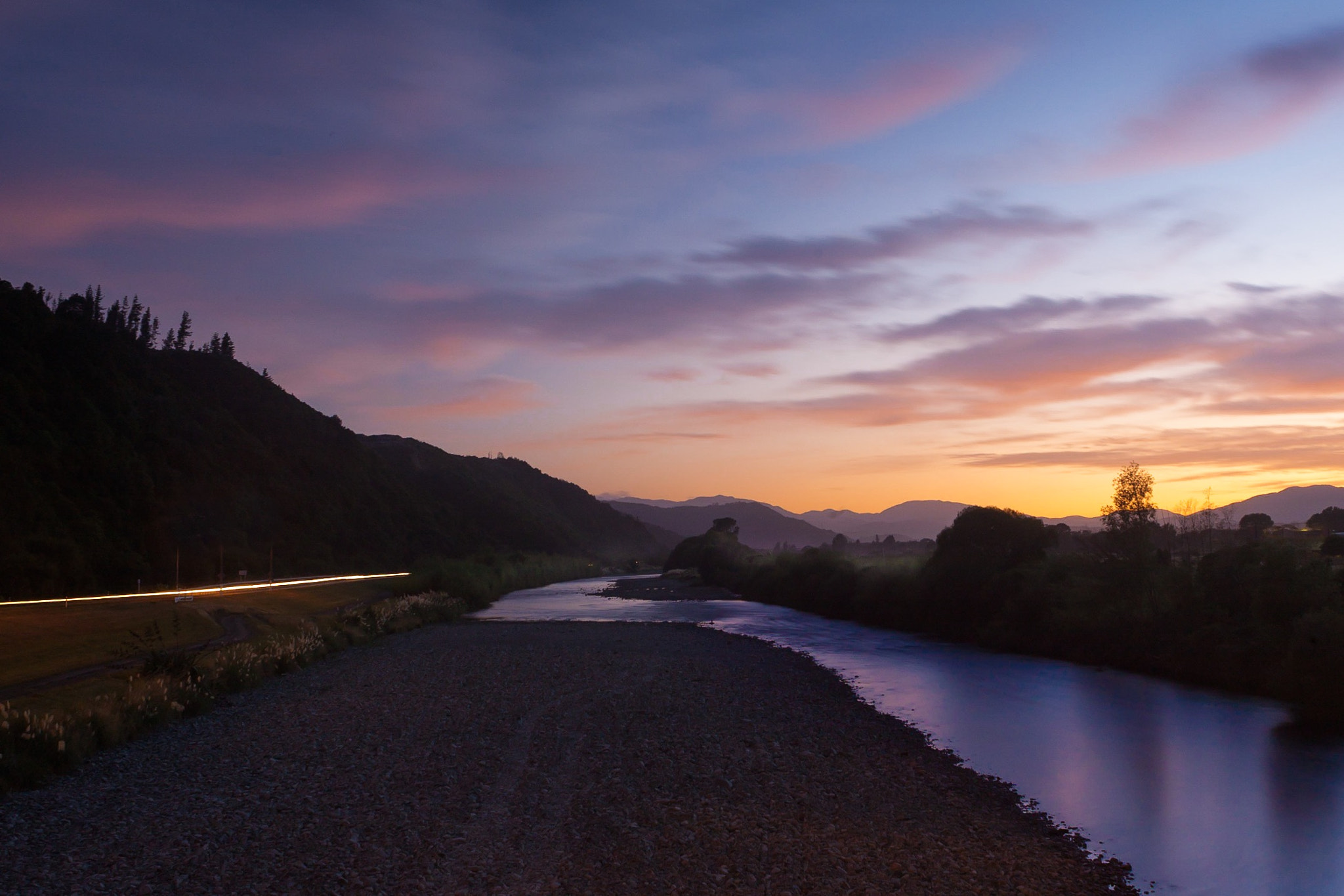 Canon EOS 5D sample photo. Hut valley sunrise n.z. photography
