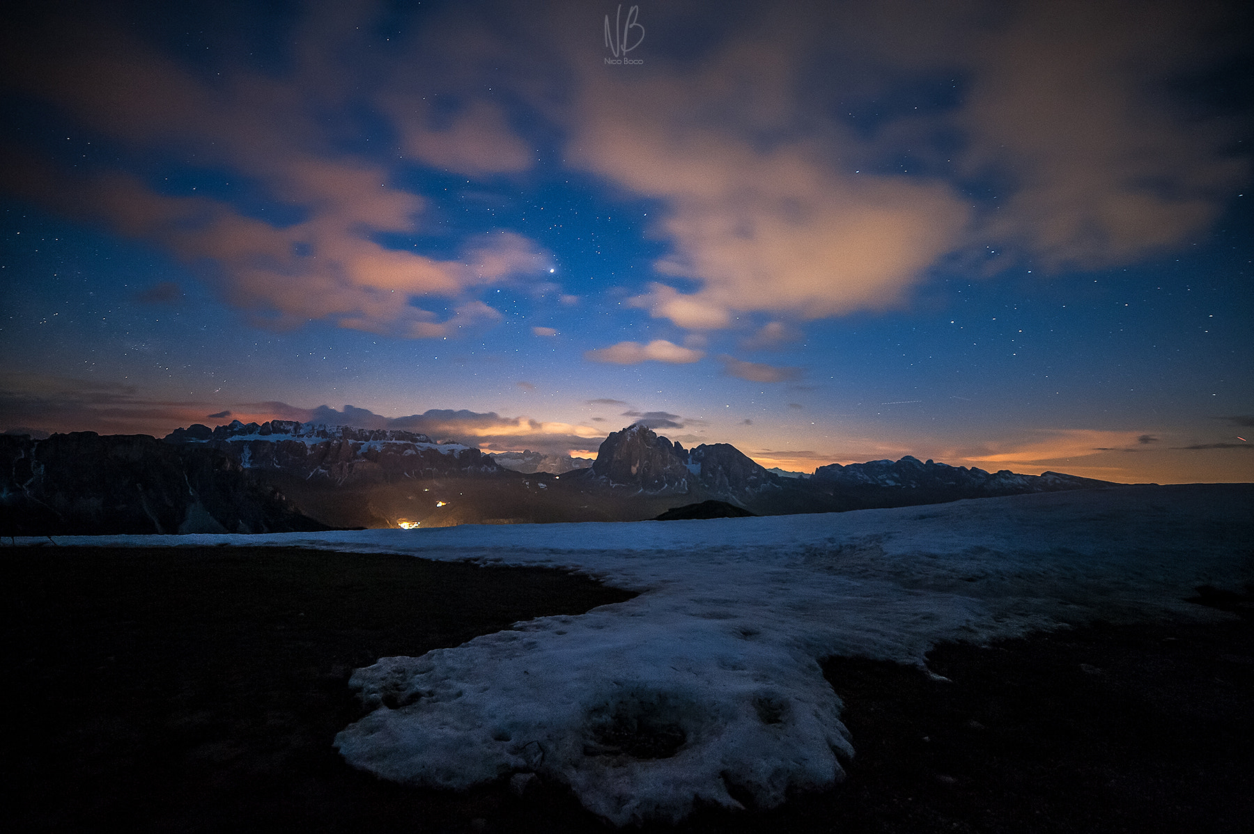 Samyang 14mm F2.8 ED AS IF UMC sample photo. Seceda by night photography