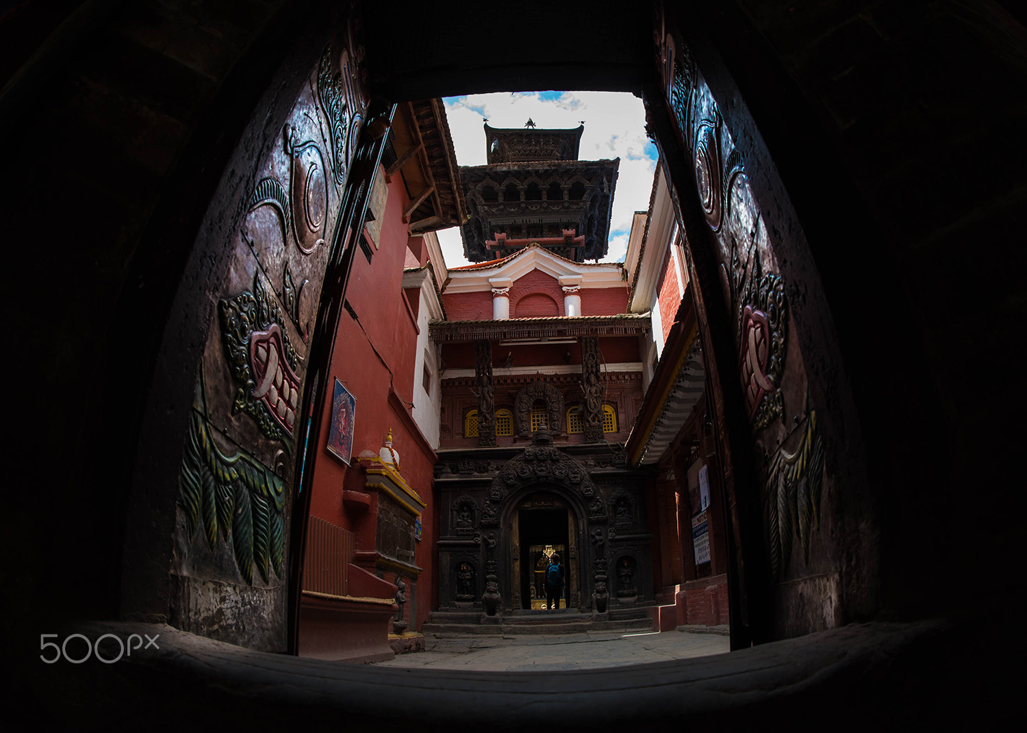 Nikon D750 sample photo. Golden temple entrance(hiranya varna mahavihar) photography