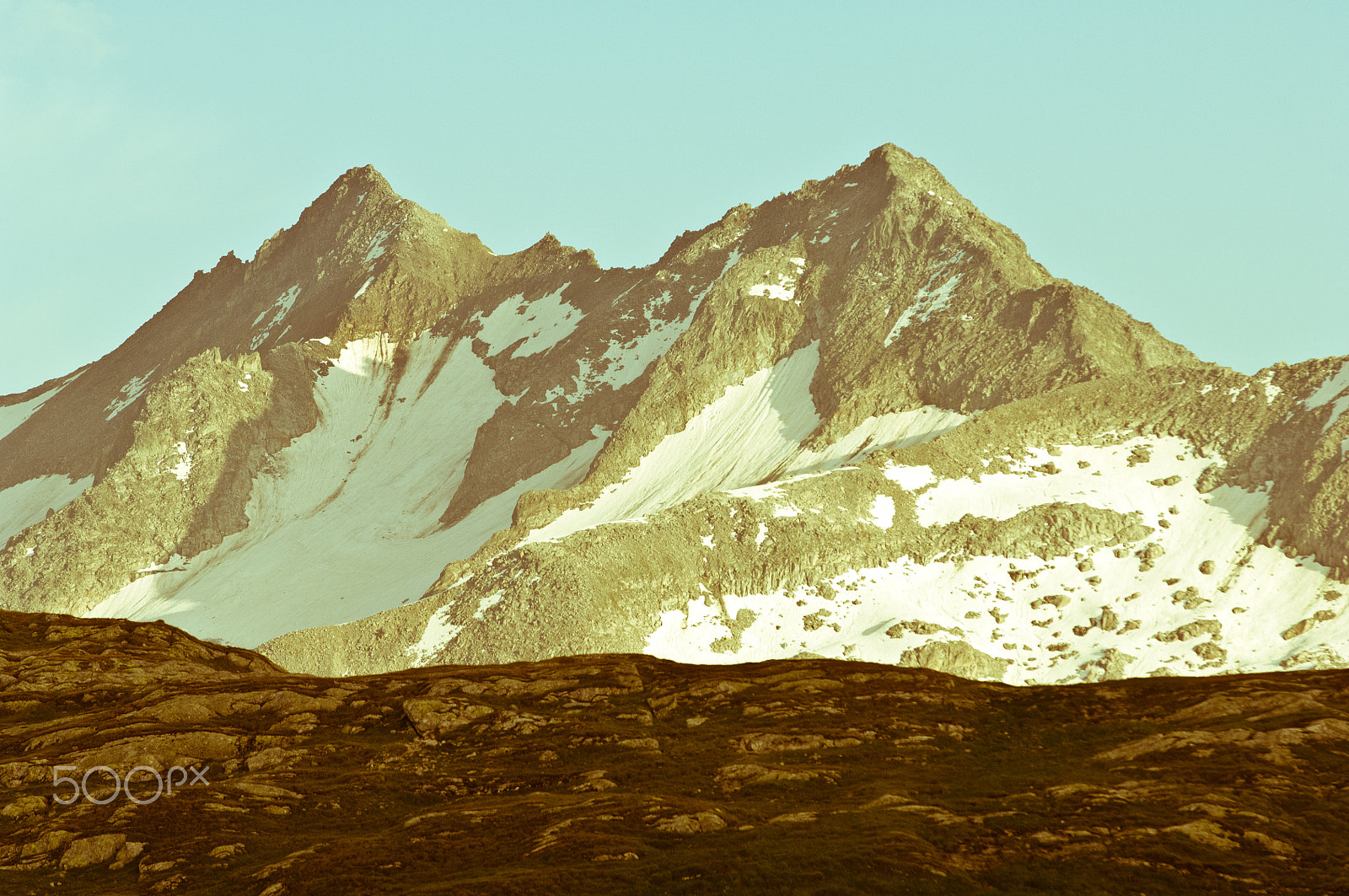 Nikon D2X sample photo. Grimselpass in the swiss mountains photography