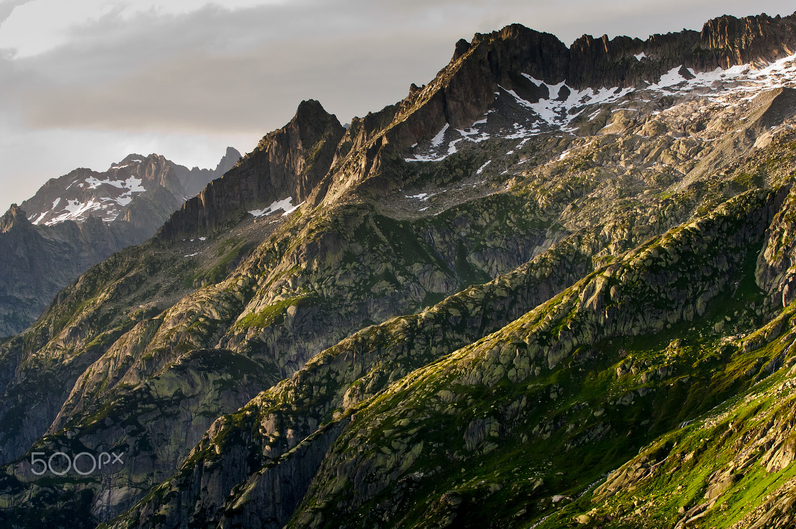 Nikon D2X sample photo. Pass grimselpass in the swiss mountains photography