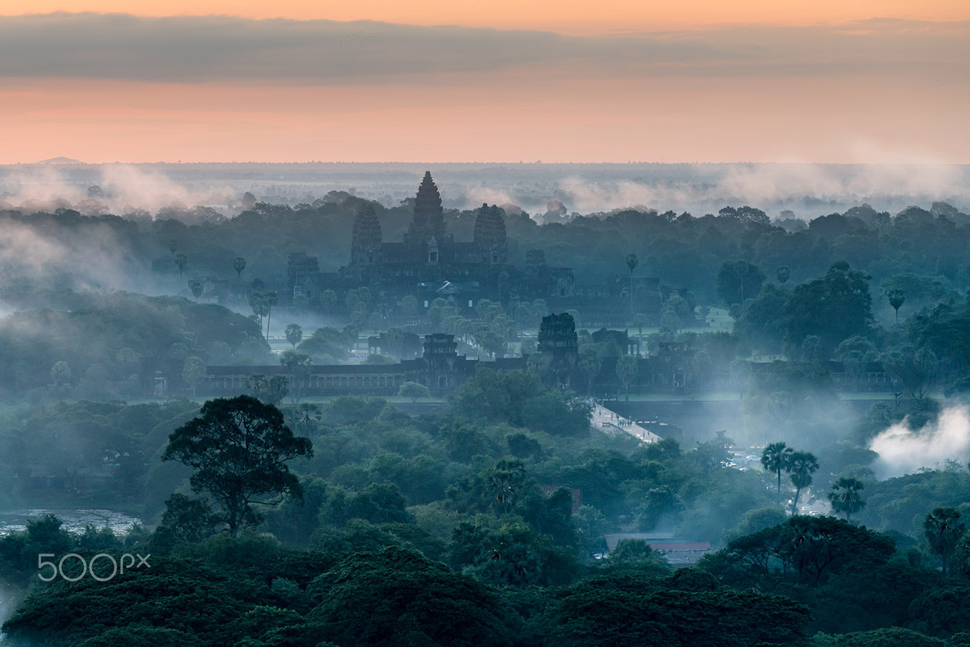 Sony a7R II sample photo. Angkor wat at sunrise photography