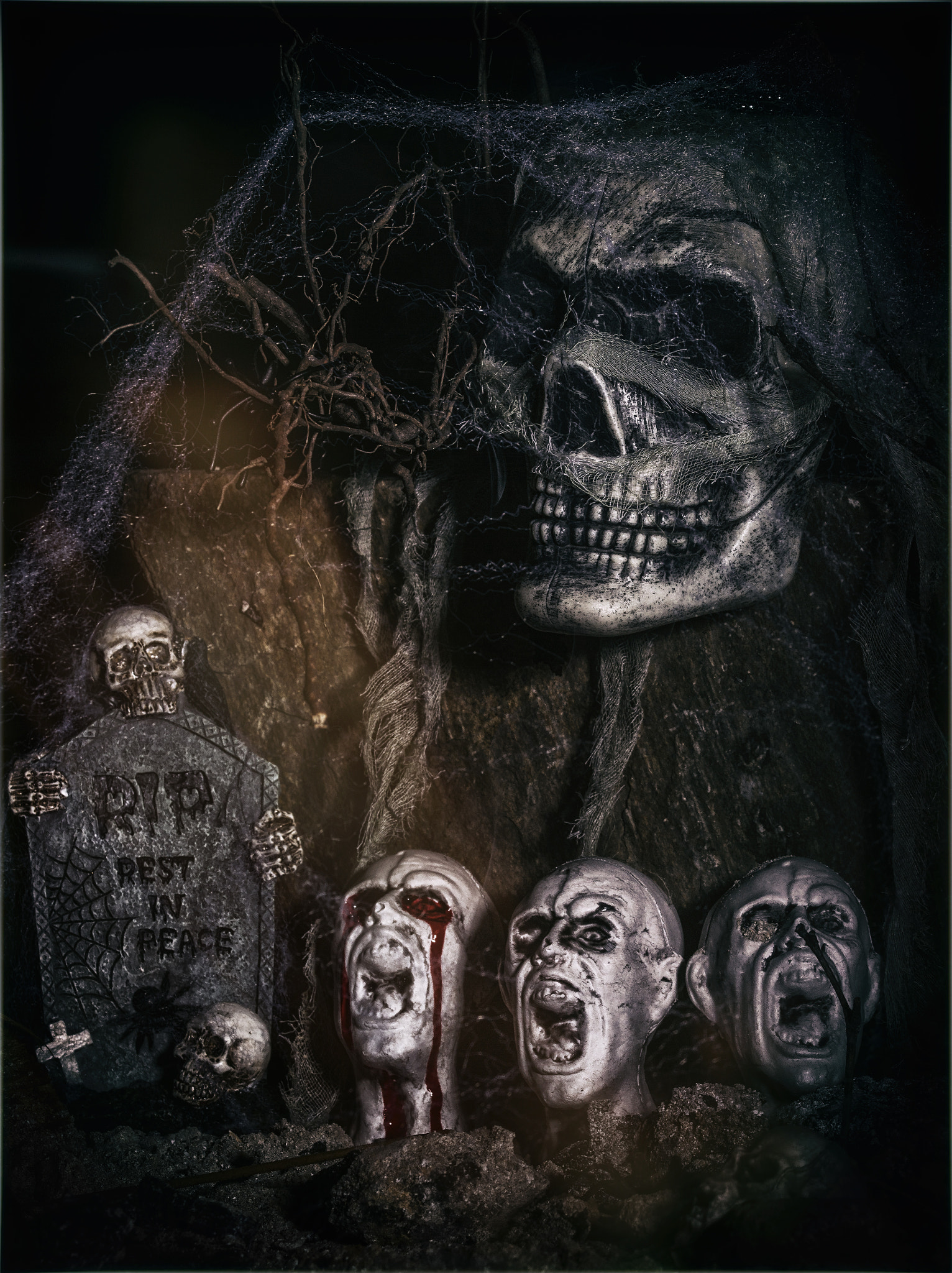 Sigma 105mm F2.8 EX DG OS HSM sample photo. Halloween still life photography