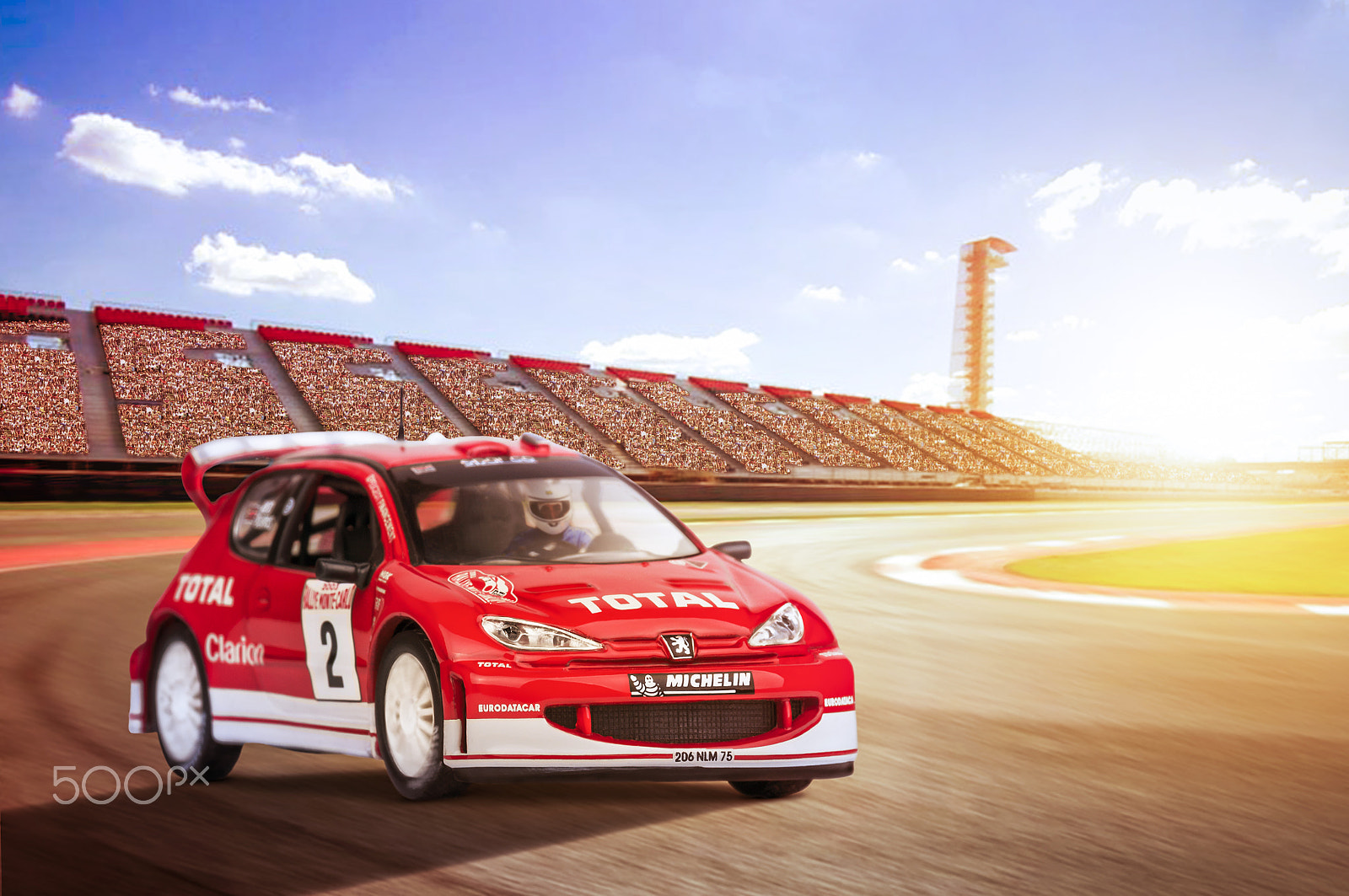 Nikon D300 sample photo. My mini on race track photography