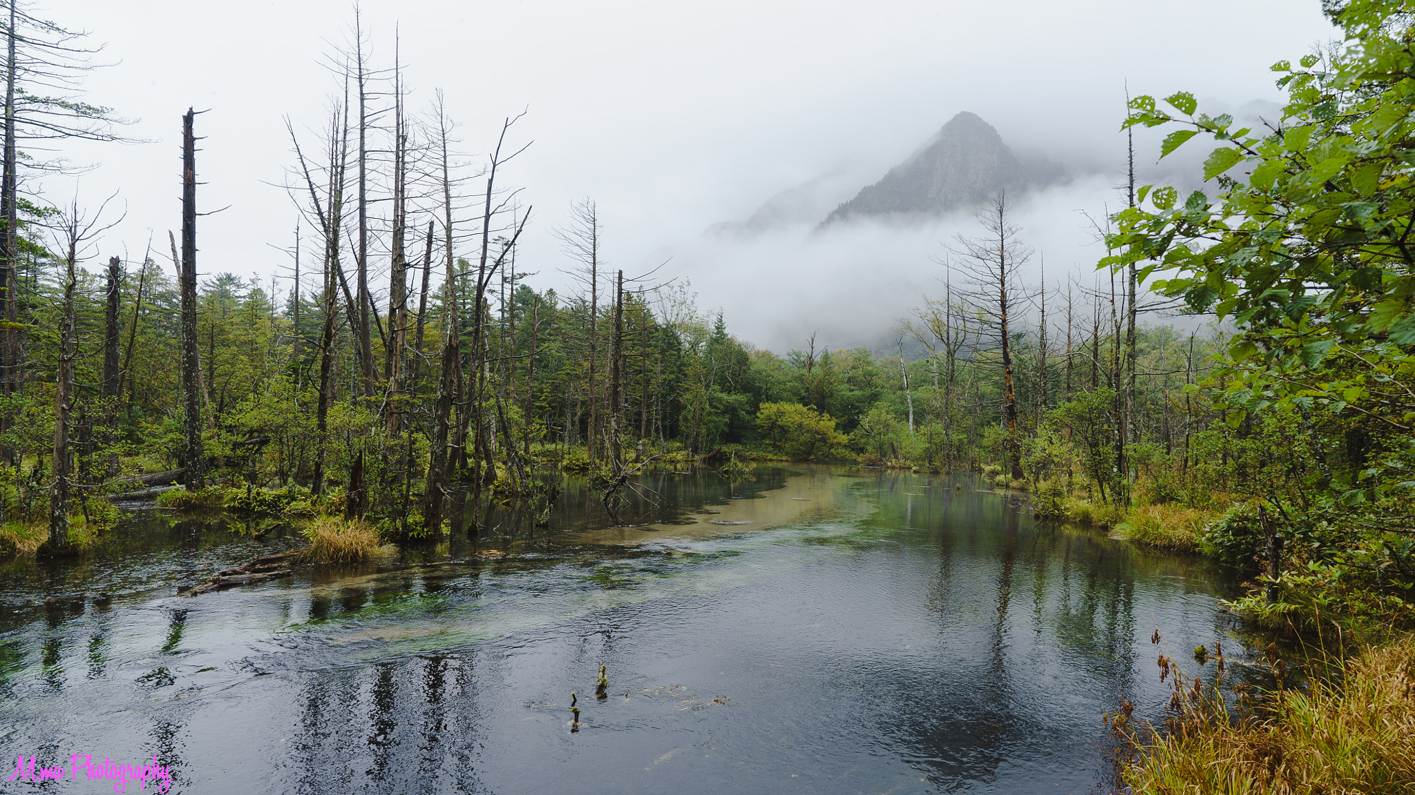 E 18mm F2.8 sample photo. Pond of kamikochi photography