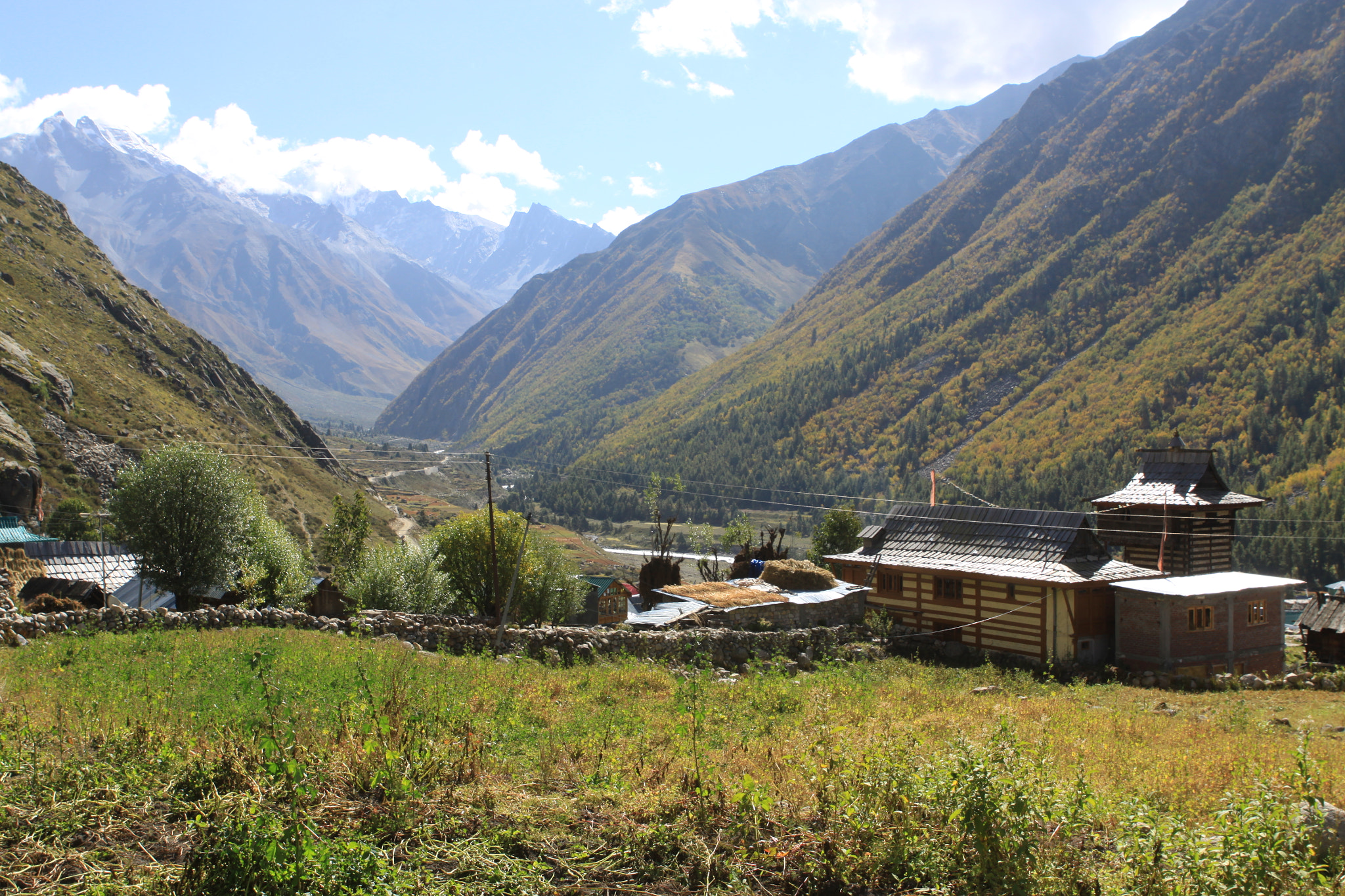 Canon EOS 50D + Canon EF 24-70mm F2.8L USM sample photo. Views from chitkul village photography