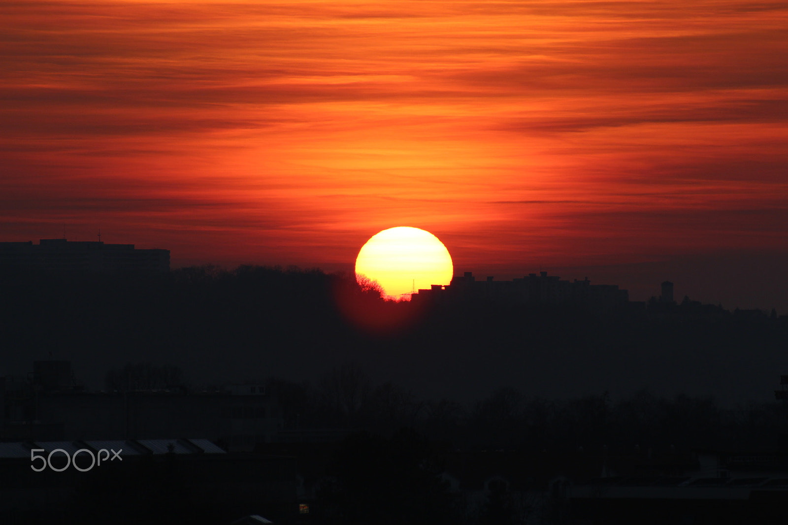Canon EOS 650D (EOS Rebel T4i / EOS Kiss X6i) sample photo. Sunset above göppingen photography