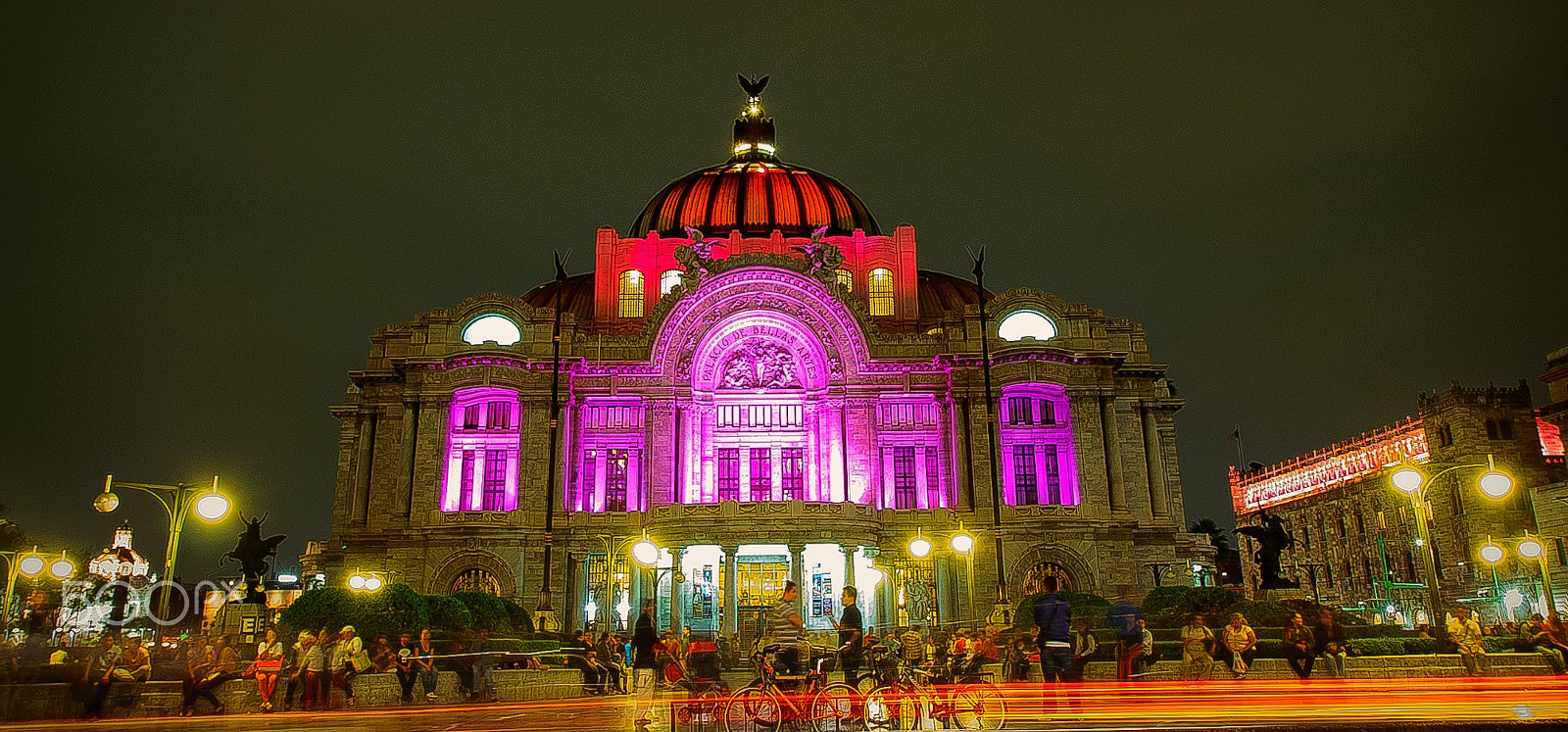 Nikon D90 + Tamron SP AF 10-24mm F3.5-4.5 Di II LD Aspherical (IF) sample photo. Palacios bellas artes mexico photography