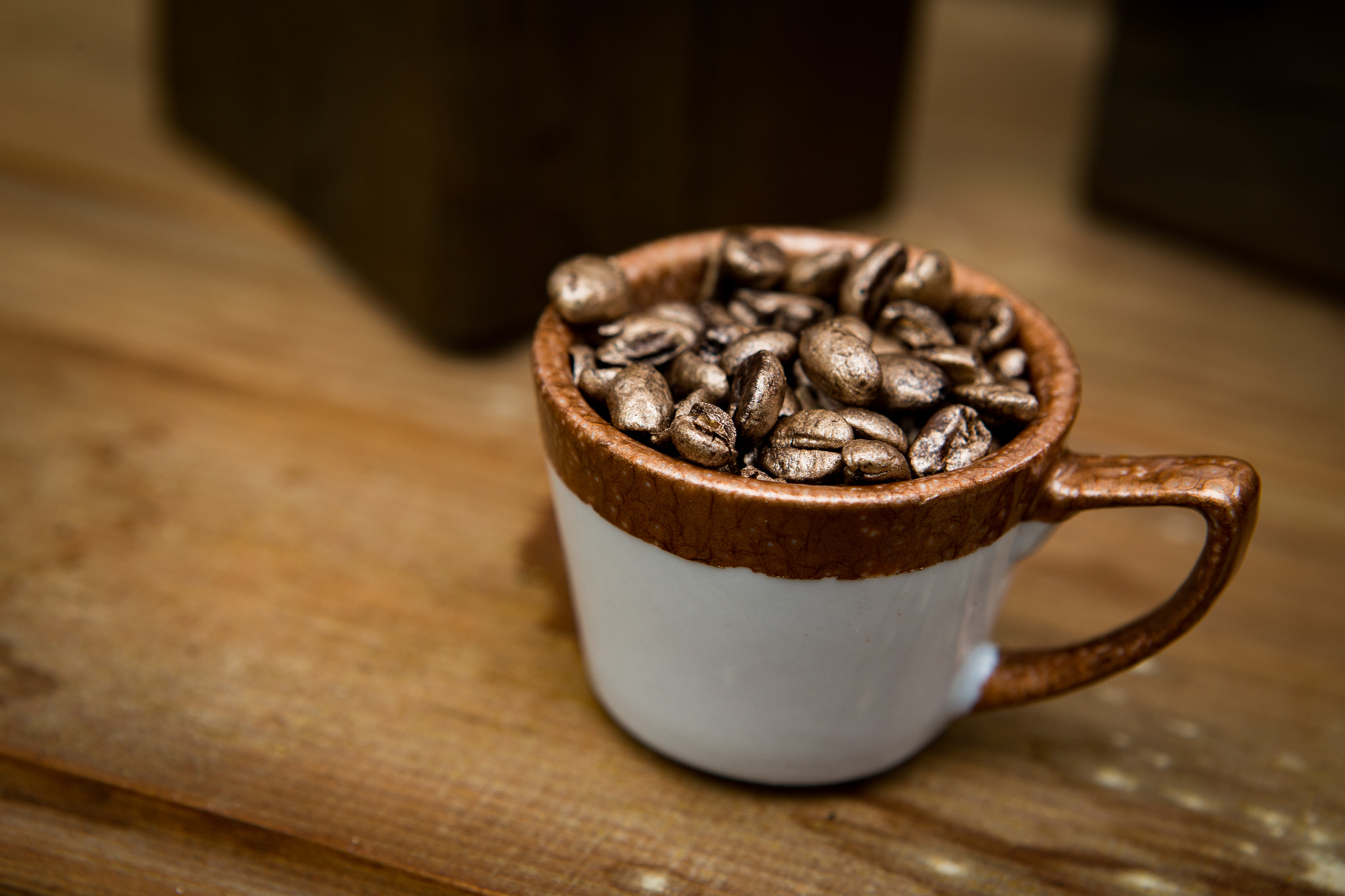 Canon EOS-1D C sample photo. Coffee bean cup photography