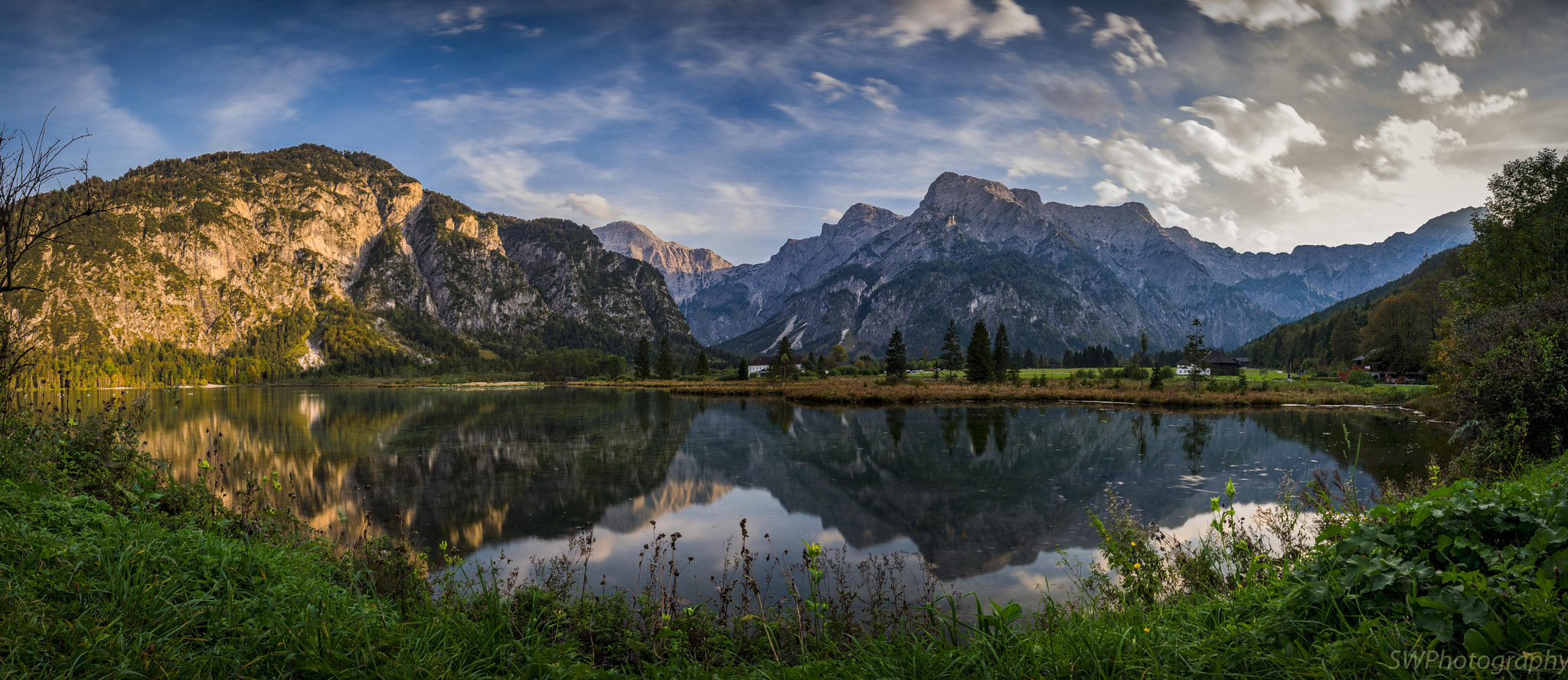 Sony a7 II + Canon EF 300mm f/2.8L sample photo. The lake pano photography