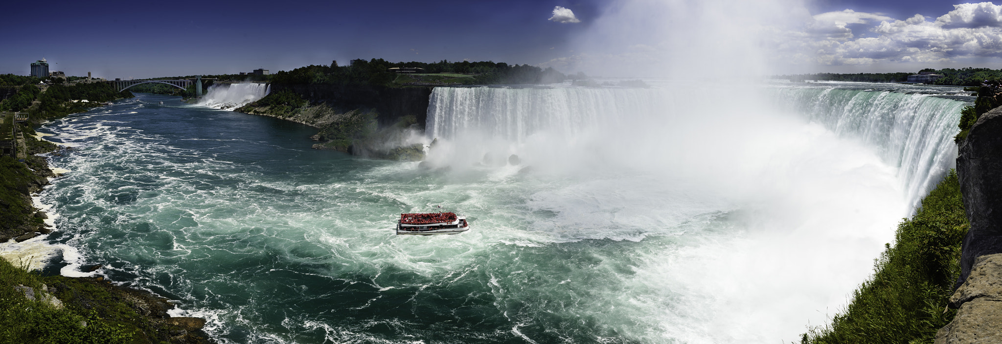 Nikon D610 + Nikon AF Nikkor 20mm F2.8D sample photo. Niagara falls - summer series photography