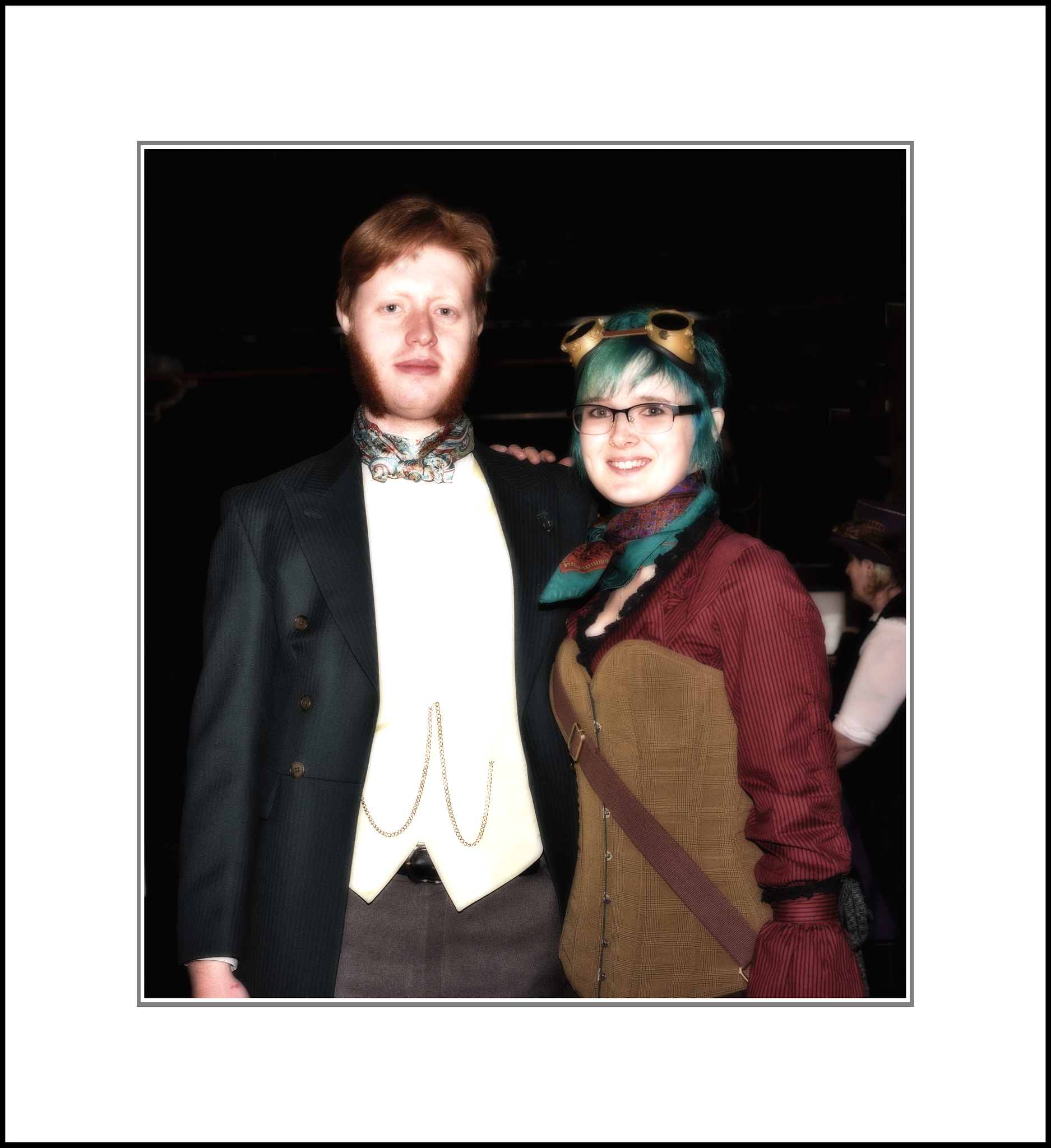 Sigma 24-70mm F2.8 EX DG HSM sample photo. Steampunk couple. photography