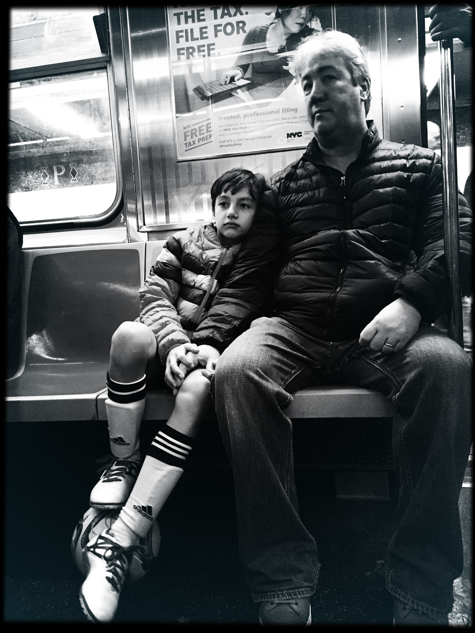 Hipstamatic 311 sample photo. 'father and son' photography