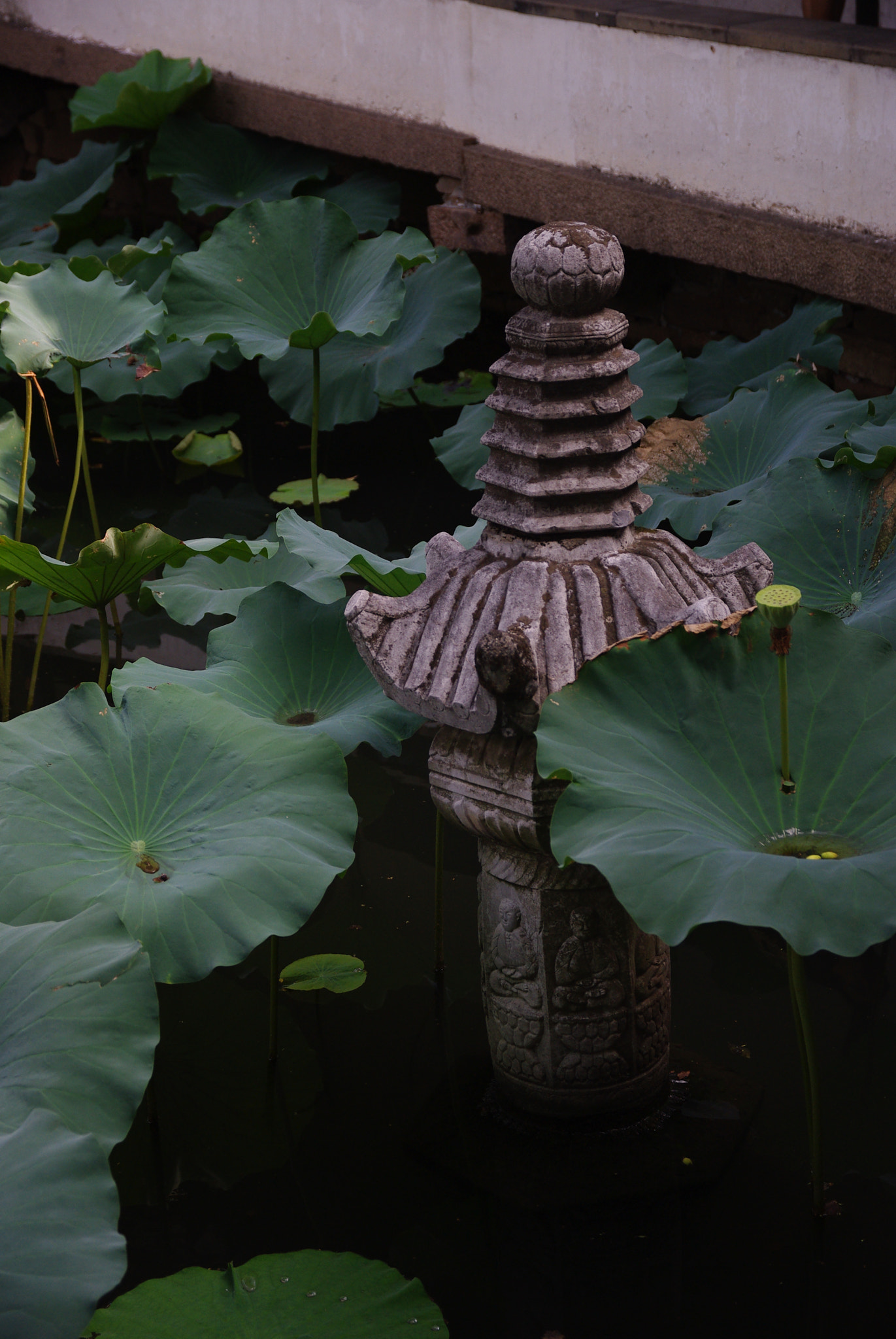 Pentax K200D sample photo. Sculpture in the humble administrator's garden photography