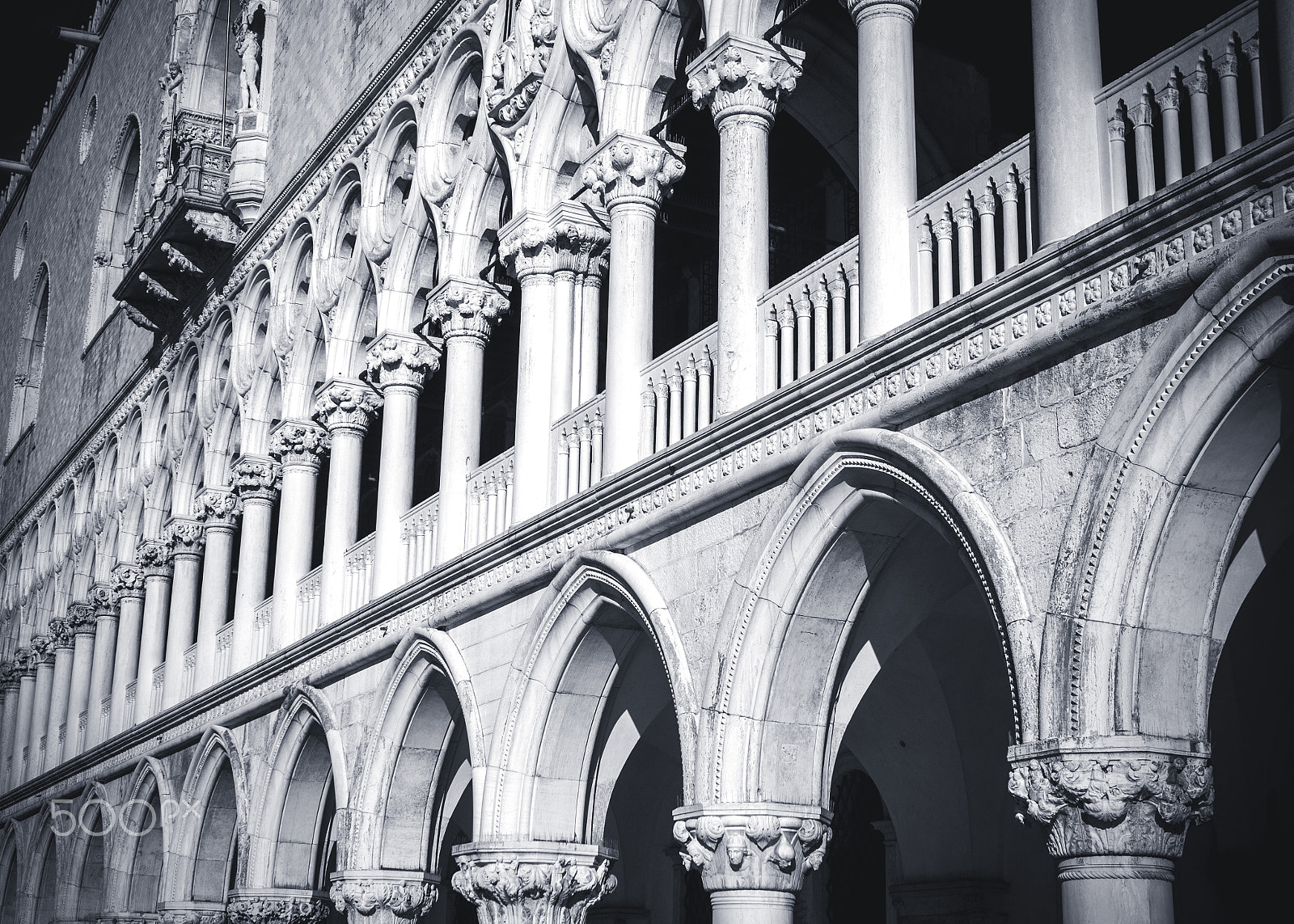 Olympus OM-D E-M5 sample photo. Facade overlooking st mark's square, venice photography