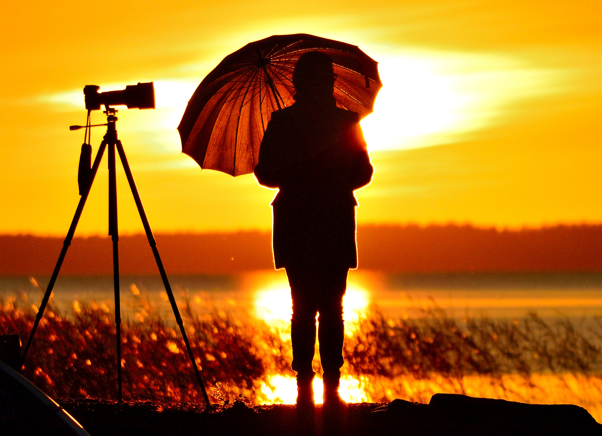 Nikon 1 V2 sample photo. Sunset photographer photography