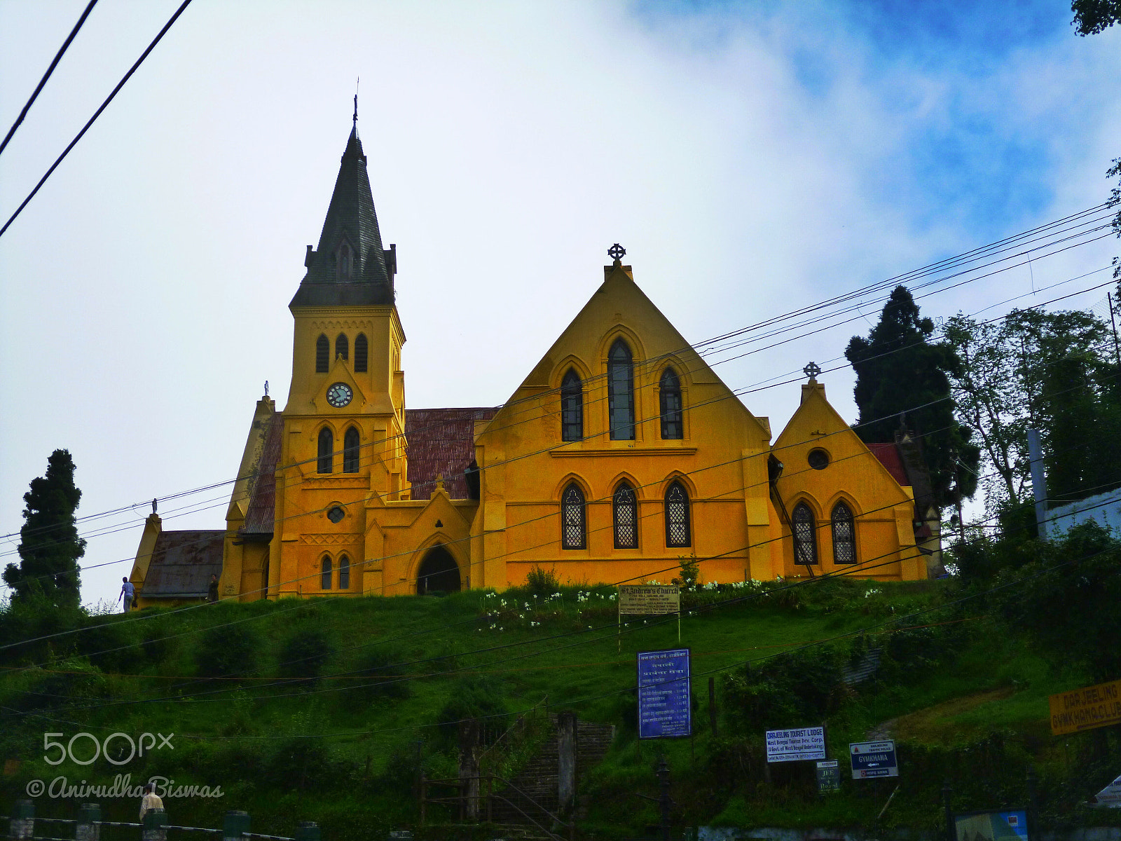 Panasonic DMC-SZ1 sample photo. St. andrew's church darjeeling photography