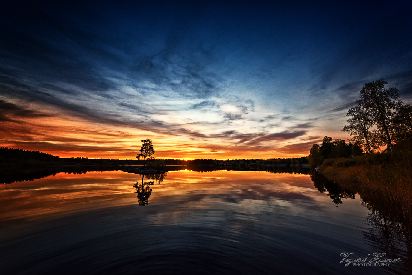 Sigma 12-24mm F4.5-5.6 II DG HSM sample photo. Sunset by the lake iii photography