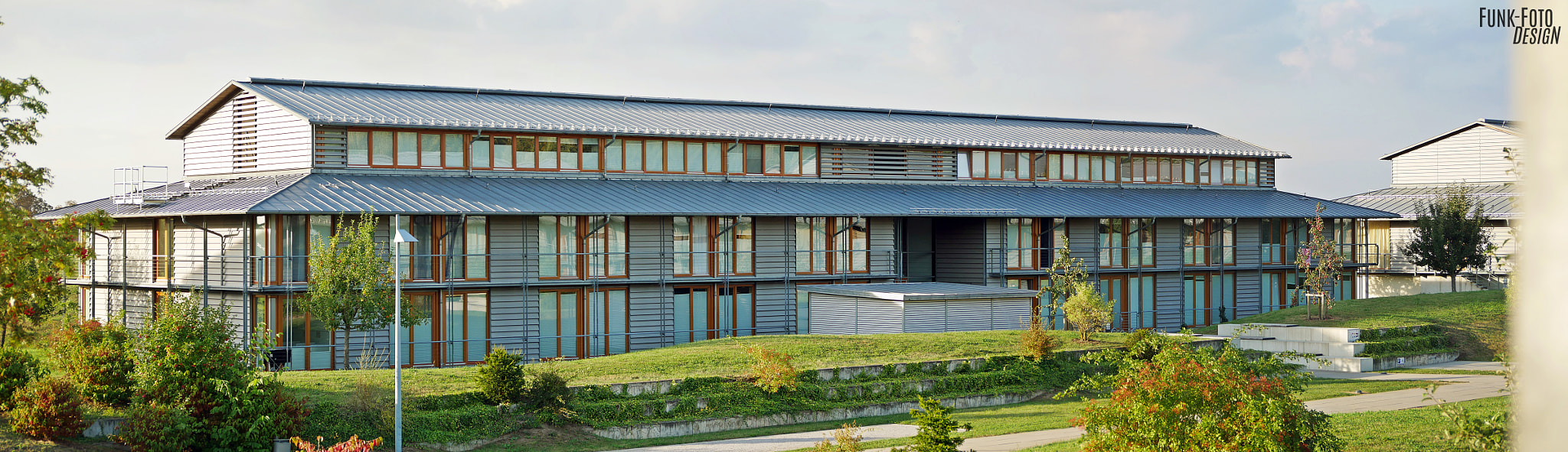 Panasonic Lumix G Vario 45-200mm F4-5.6 OIS sample photo. Panorama, studentenwohnheim der hdba in schwerin. photography