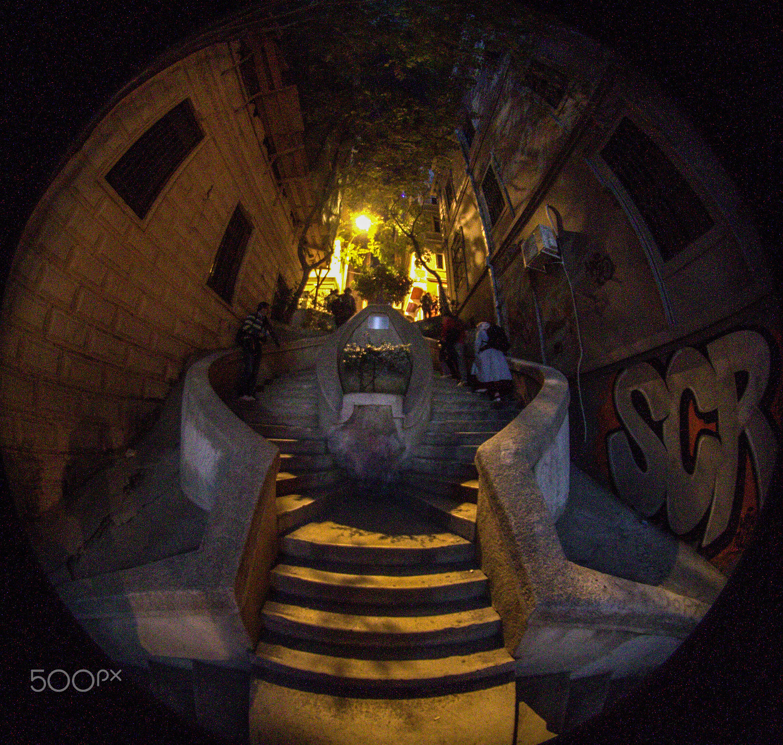 Sigma 4.5mm F2.8 EX DC HSM Circular Fisheye sample photo. Kamaodor merdivenleri... photography
