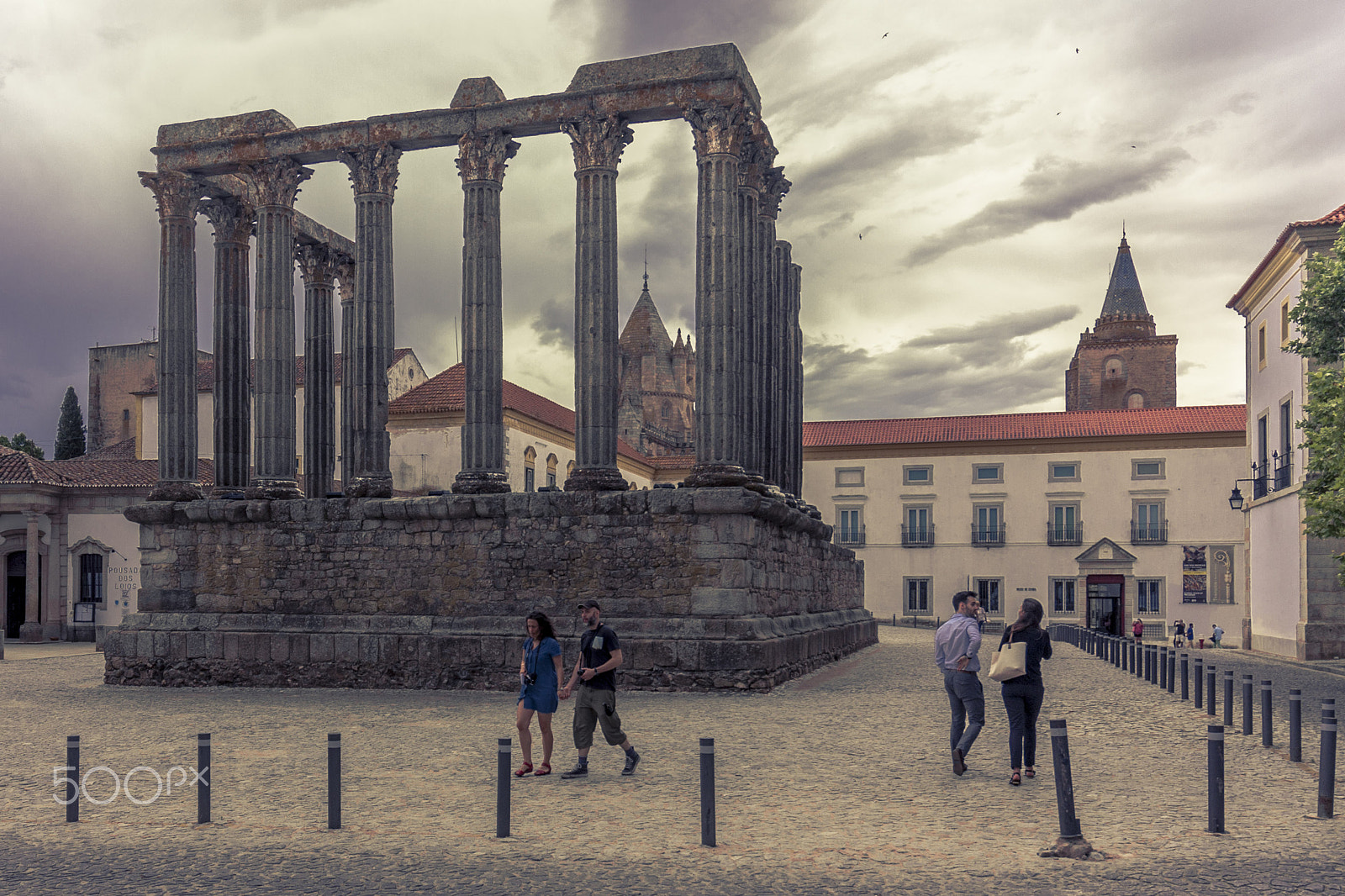 Canon EOS 40D sample photo. Roman temple photography