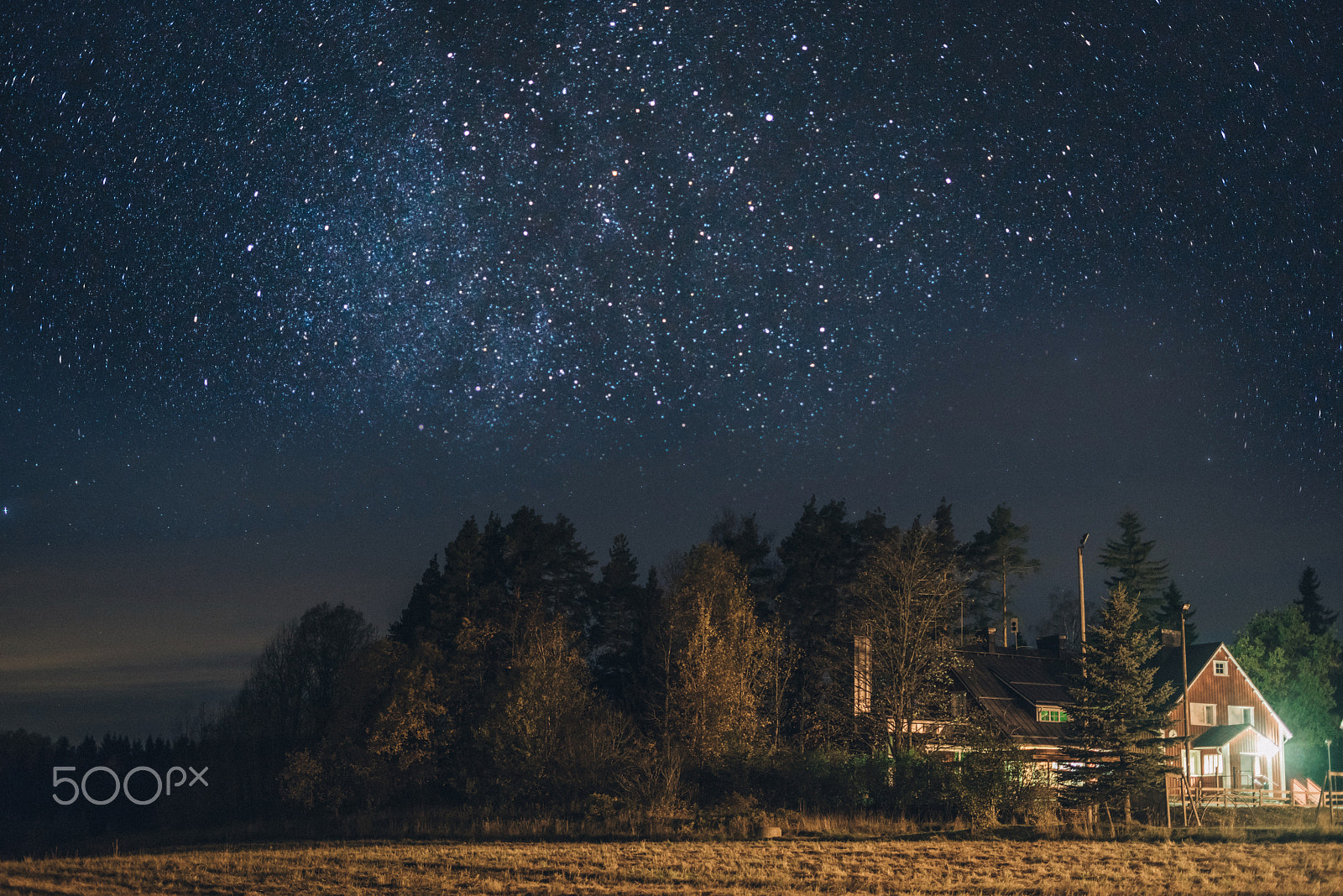 Sony a7R + Sony FE 50mm F1.8 sample photo. School in night photography