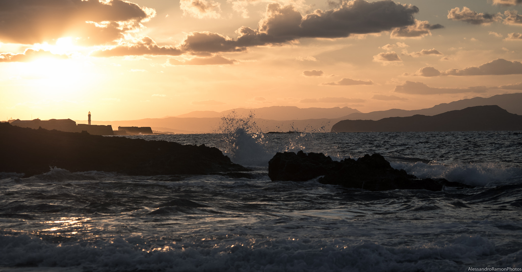 Pentax K-30 + smc PENTAX-DA L 50-200mm F4-5.6 ED sample photo. Sunset in chania photography